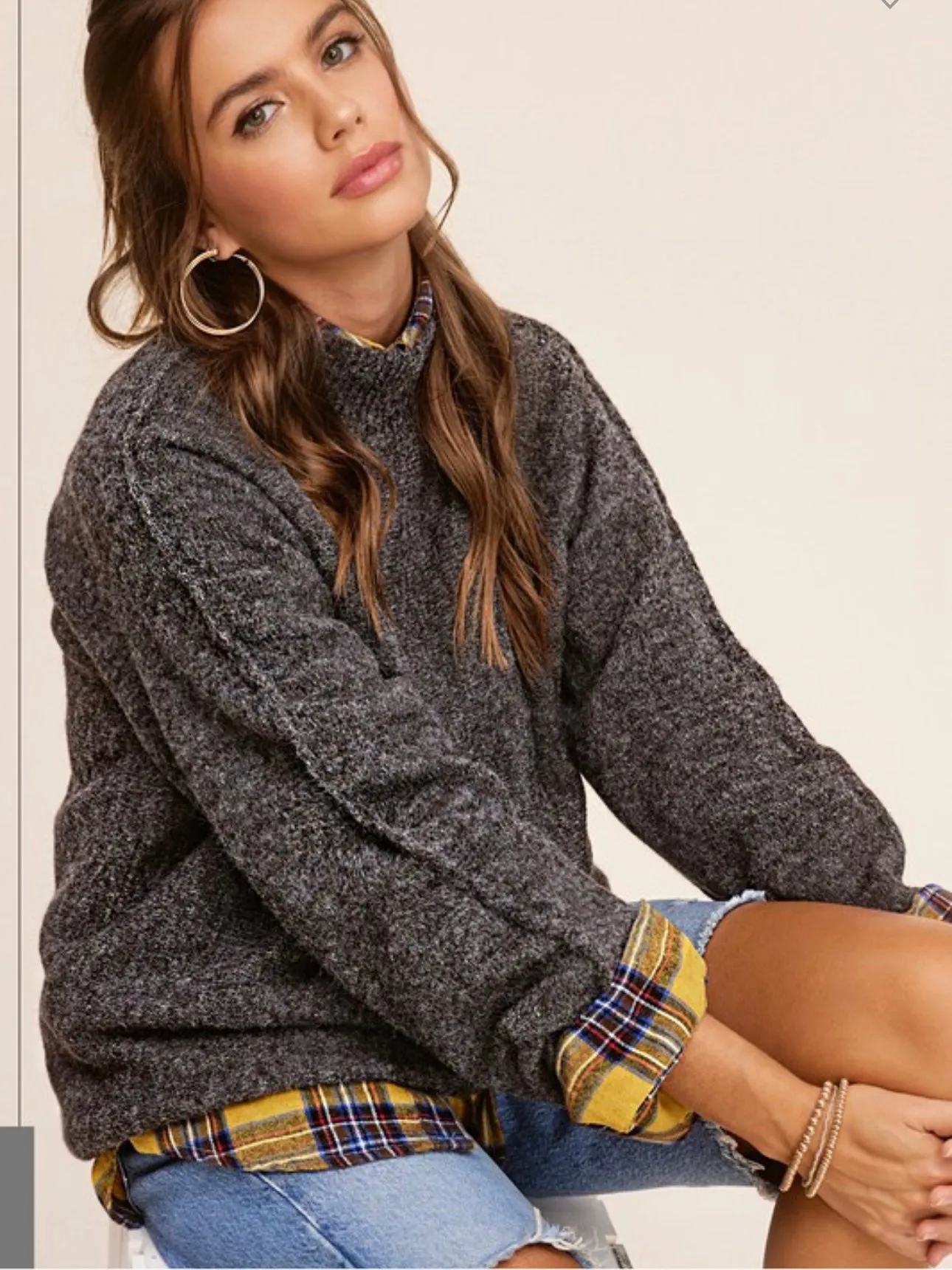 Essential Sweater: Charcoal