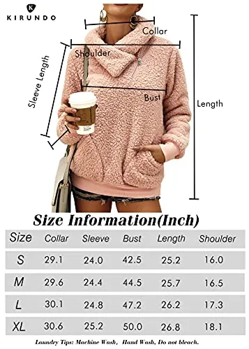 Faux Shearling Lapel Sweatshirt