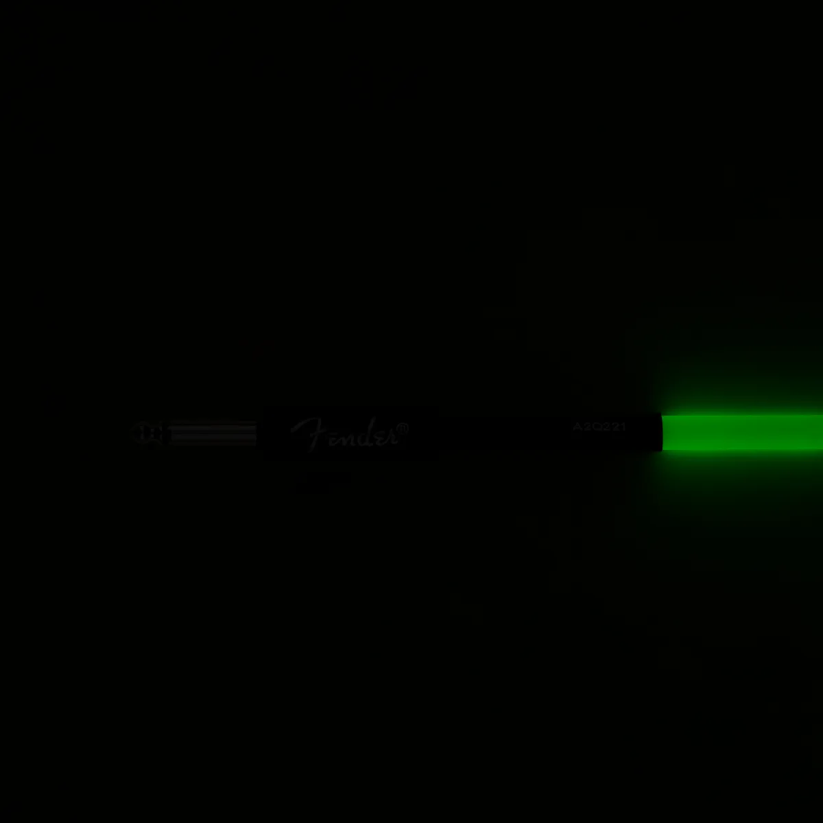 Fender Professional Glow in the Dark Cable, Green, 10'