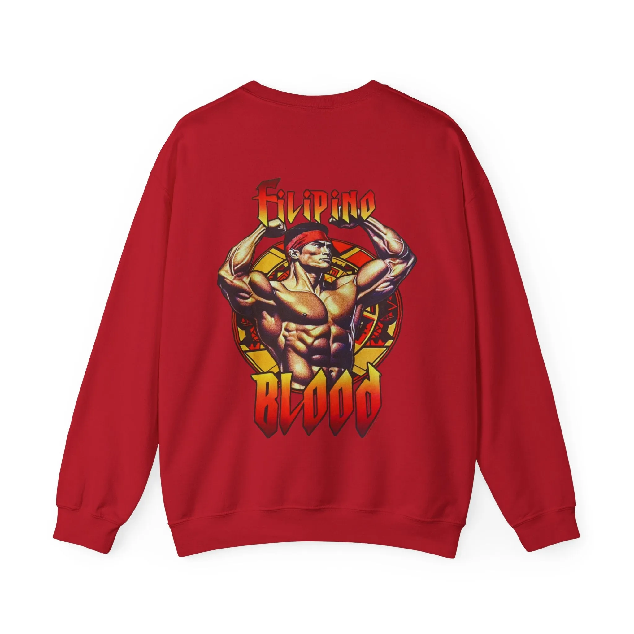 Filipino Strength Filipino Blood Vintage Design 90s New Print Unisex Heavy Blend™ Crewneck Sweatshirt