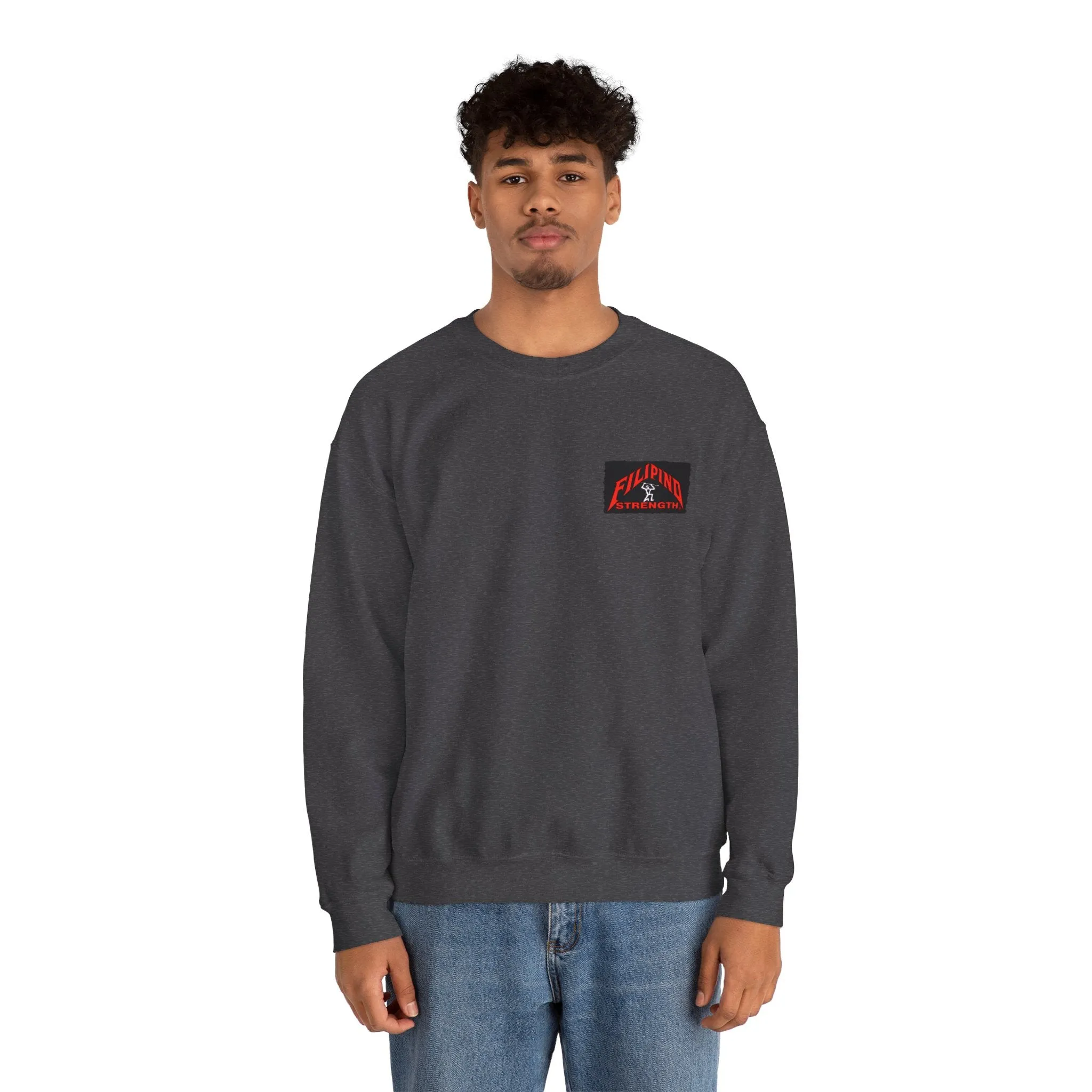 Filipino Strength Lapu Lapu Vintage Design 90s New Print Unisex Heavy Blend™ Crewneck Sweatshirt