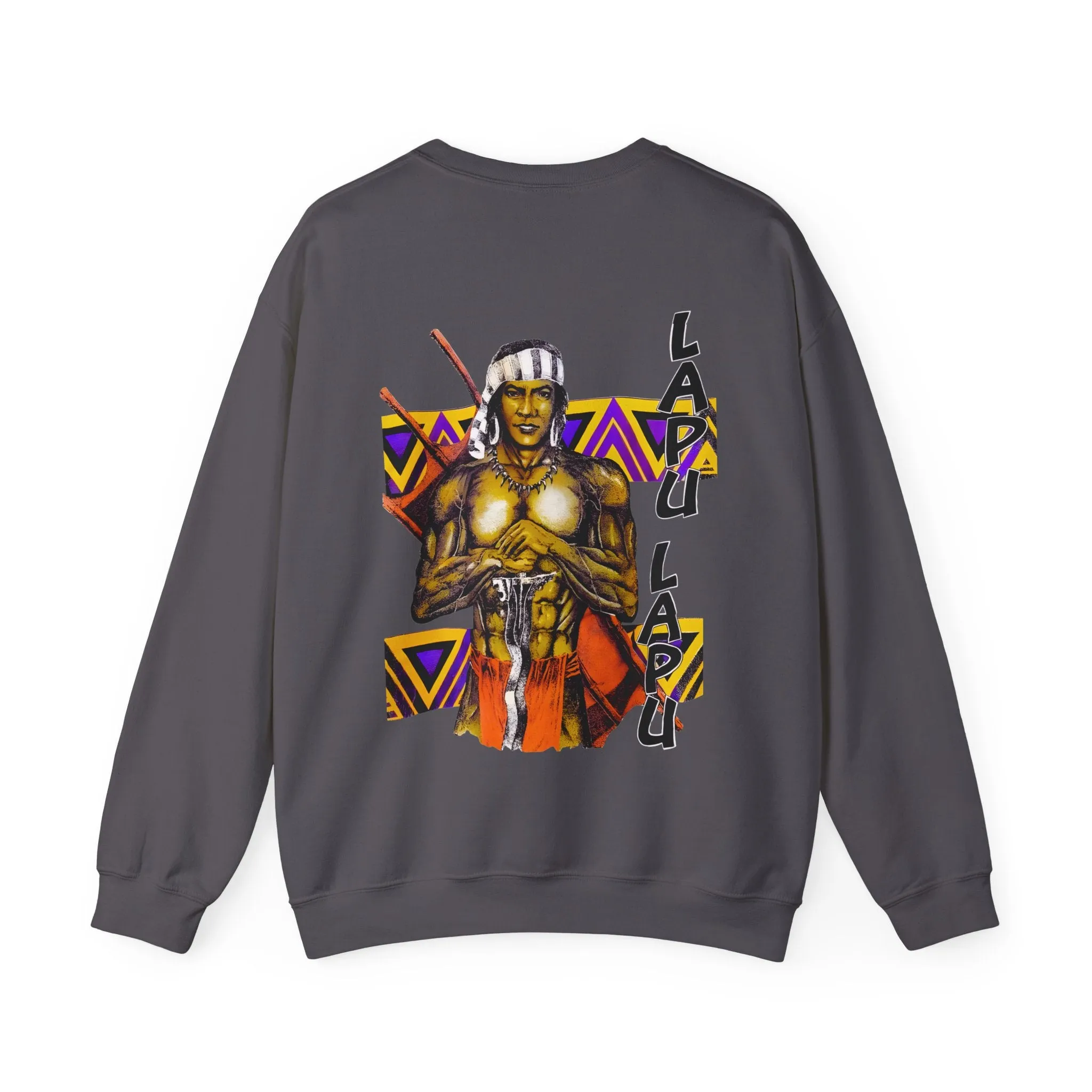 Filipino Strength Lapu Lapu Vintage Design 90s New Print Unisex Heavy Blend™ Crewneck Sweatshirt