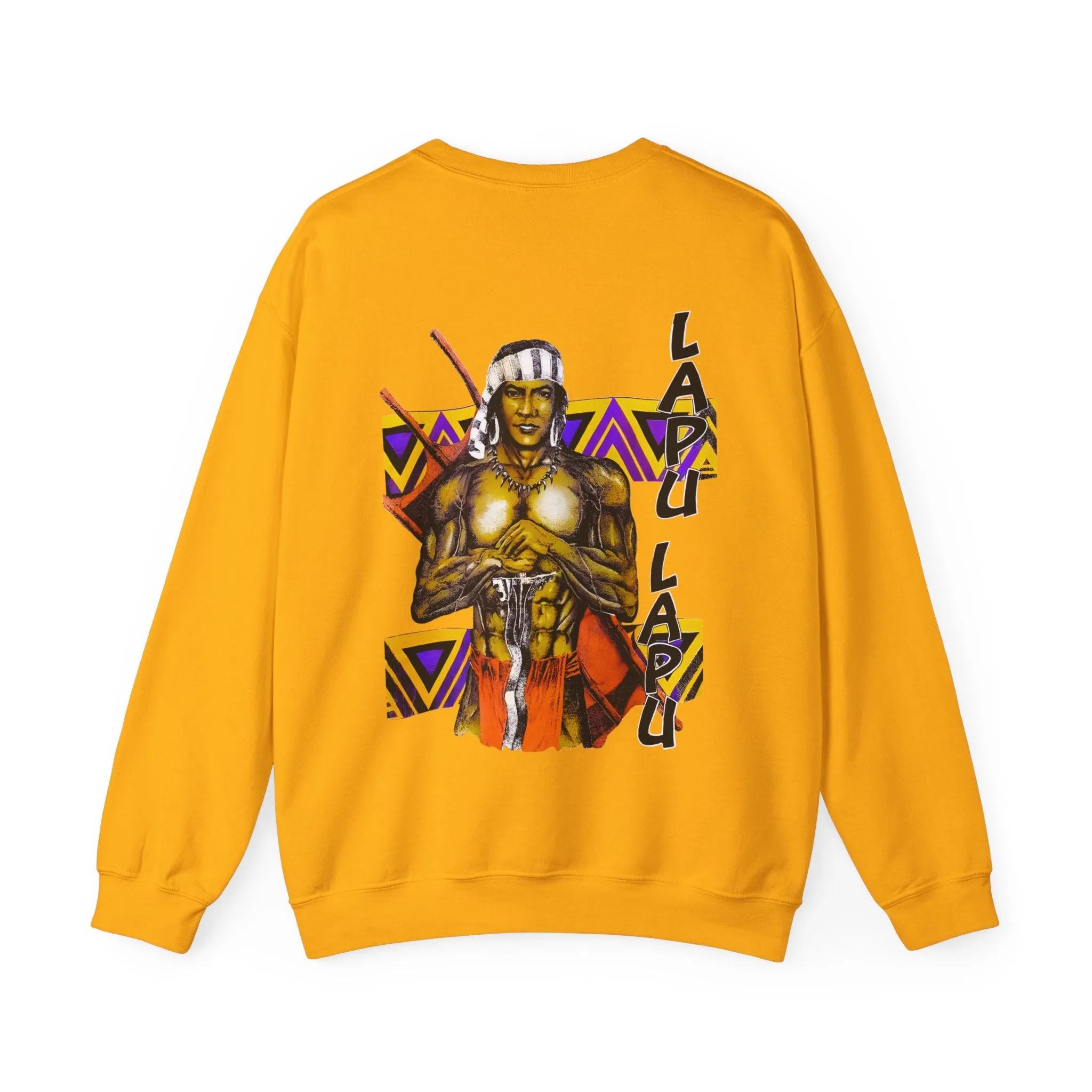 Filipino Strength Lapu Lapu Vintage Design 90s New Print Unisex Heavy Blend™ Crewneck Sweatshirt