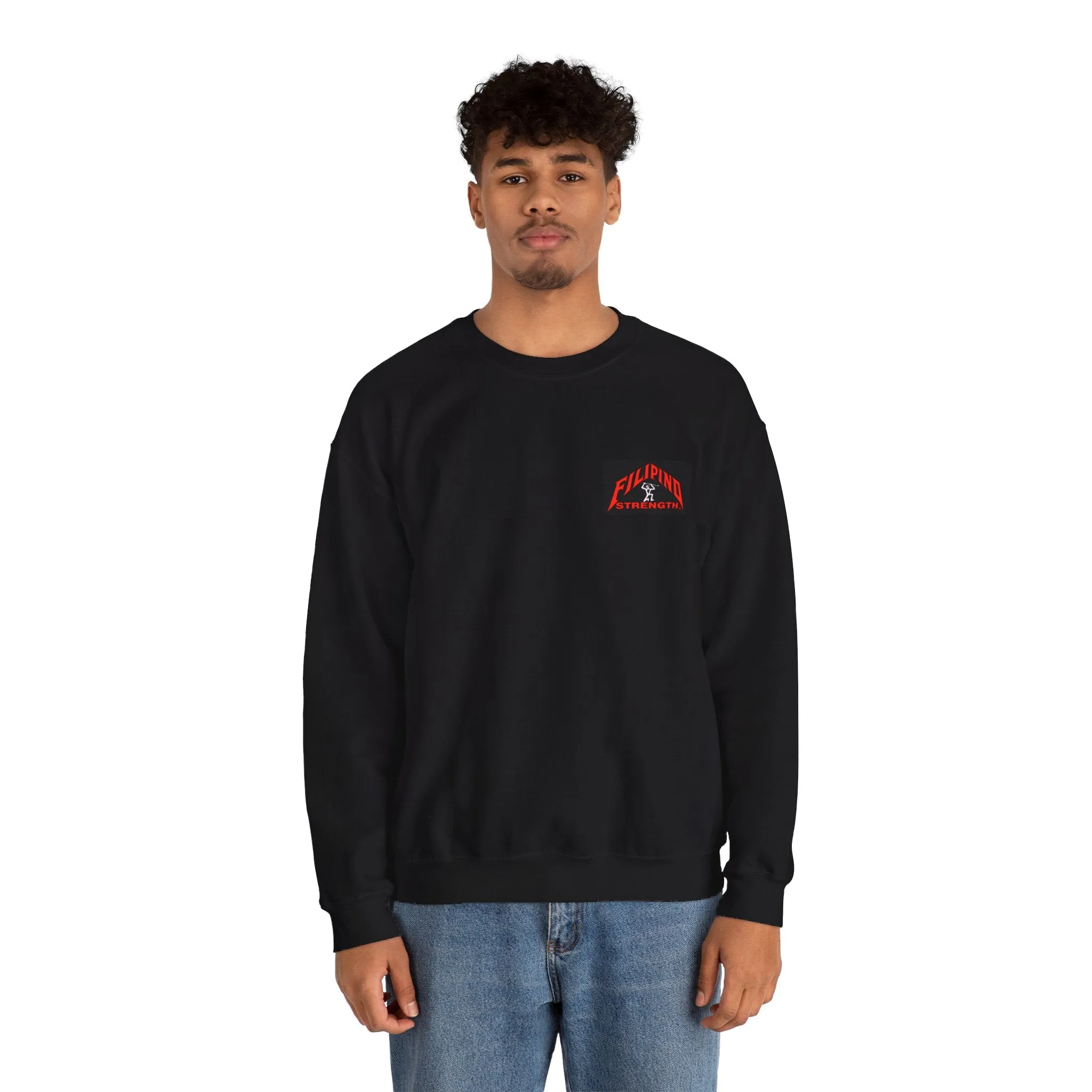 Filipino Strength Lapu Lapu Vintage Design 90s New Print Unisex Heavy Blend™ Crewneck Sweatshirt