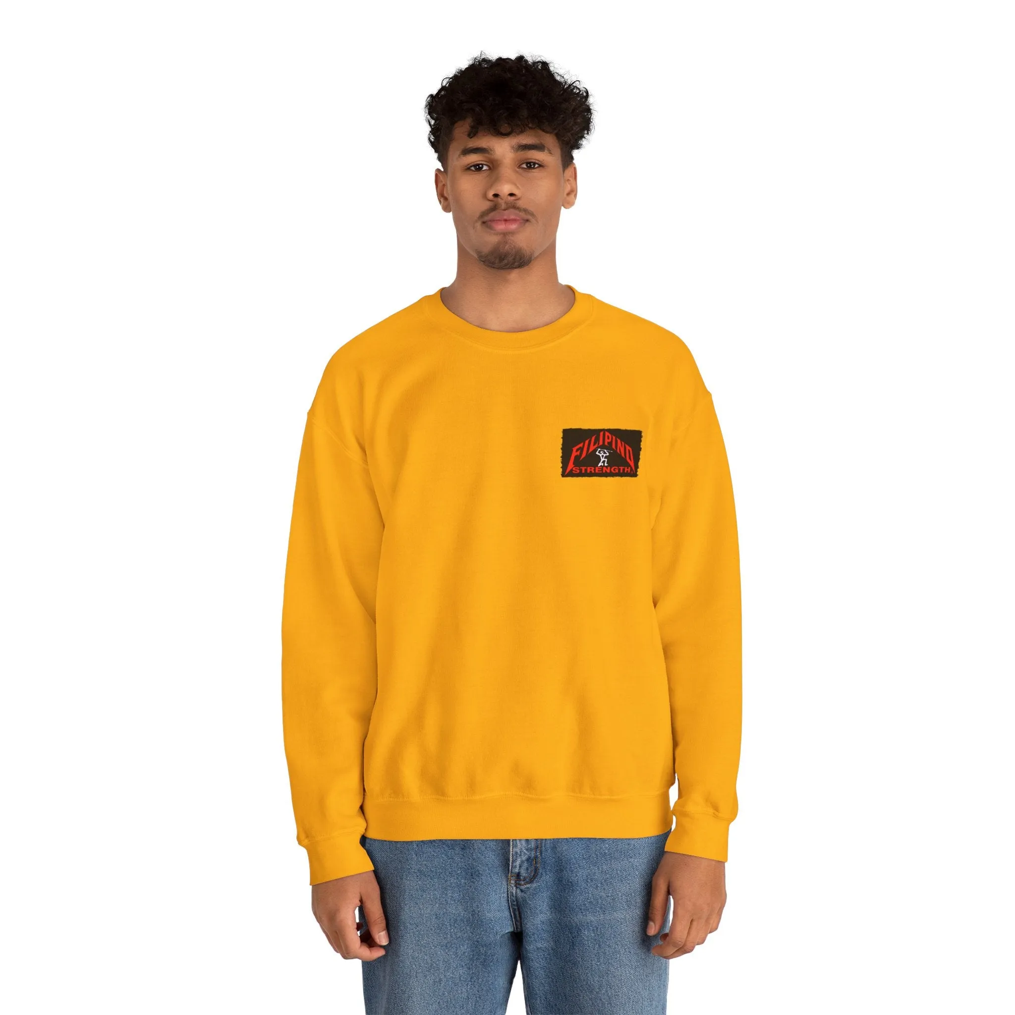 Filipino Strength Lapu Lapu Vintage Design 90s New Print Unisex Heavy Blend™ Crewneck Sweatshirt