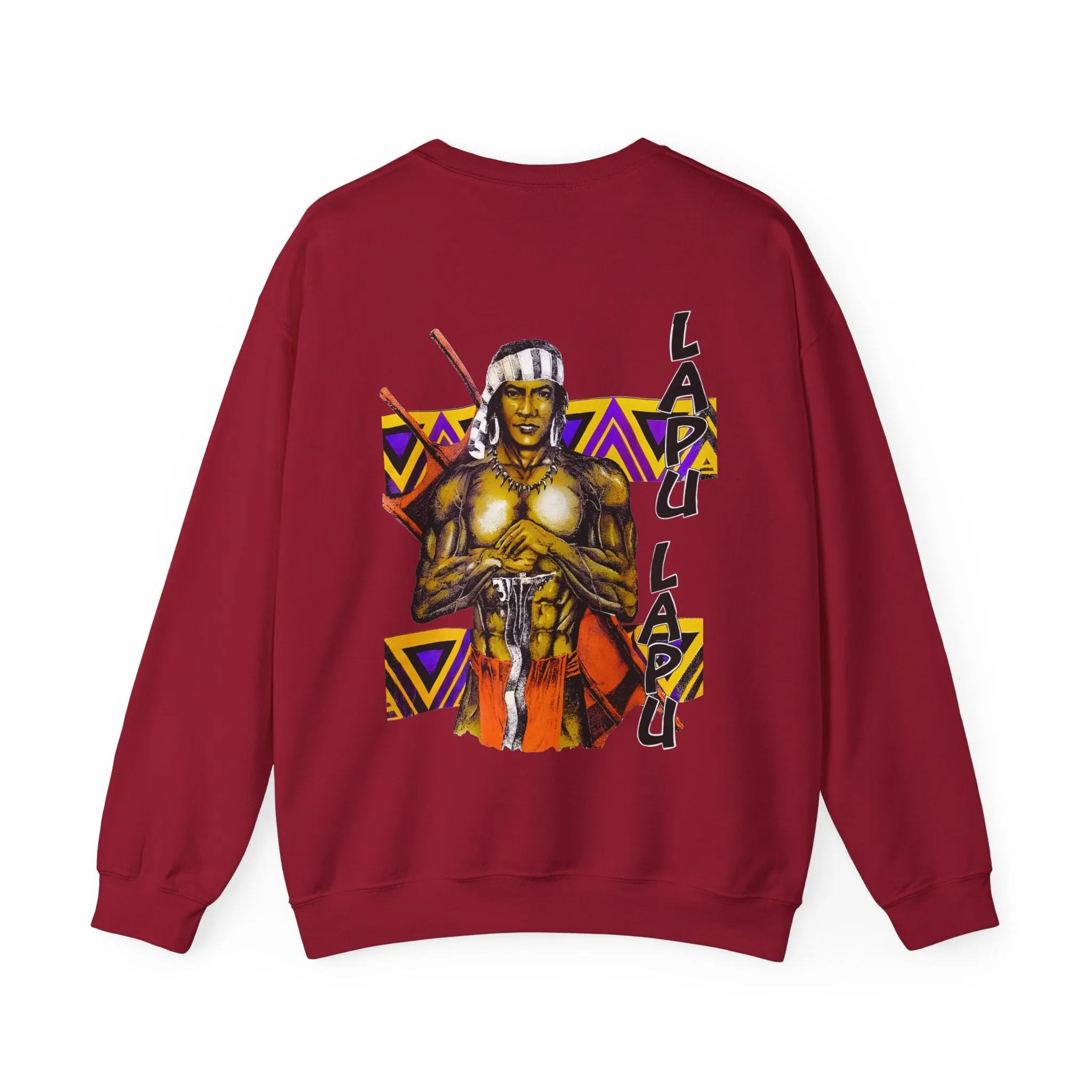 Filipino Strength Lapu Lapu Vintage Design 90s New Print Unisex Heavy Blend™ Crewneck Sweatshirt
