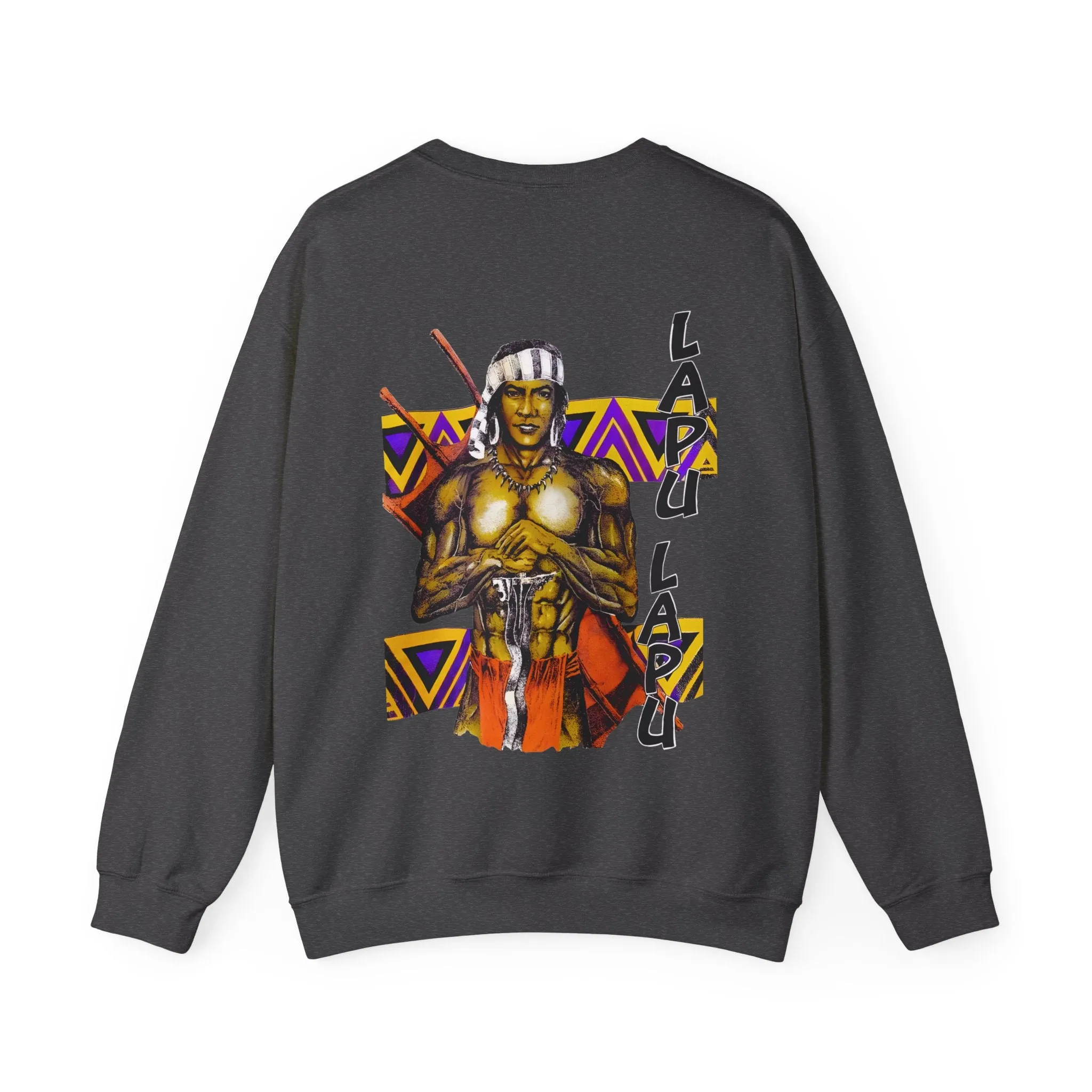 Filipino Strength Lapu Lapu Vintage Design 90s New Print Unisex Heavy Blend™ Crewneck Sweatshirt
