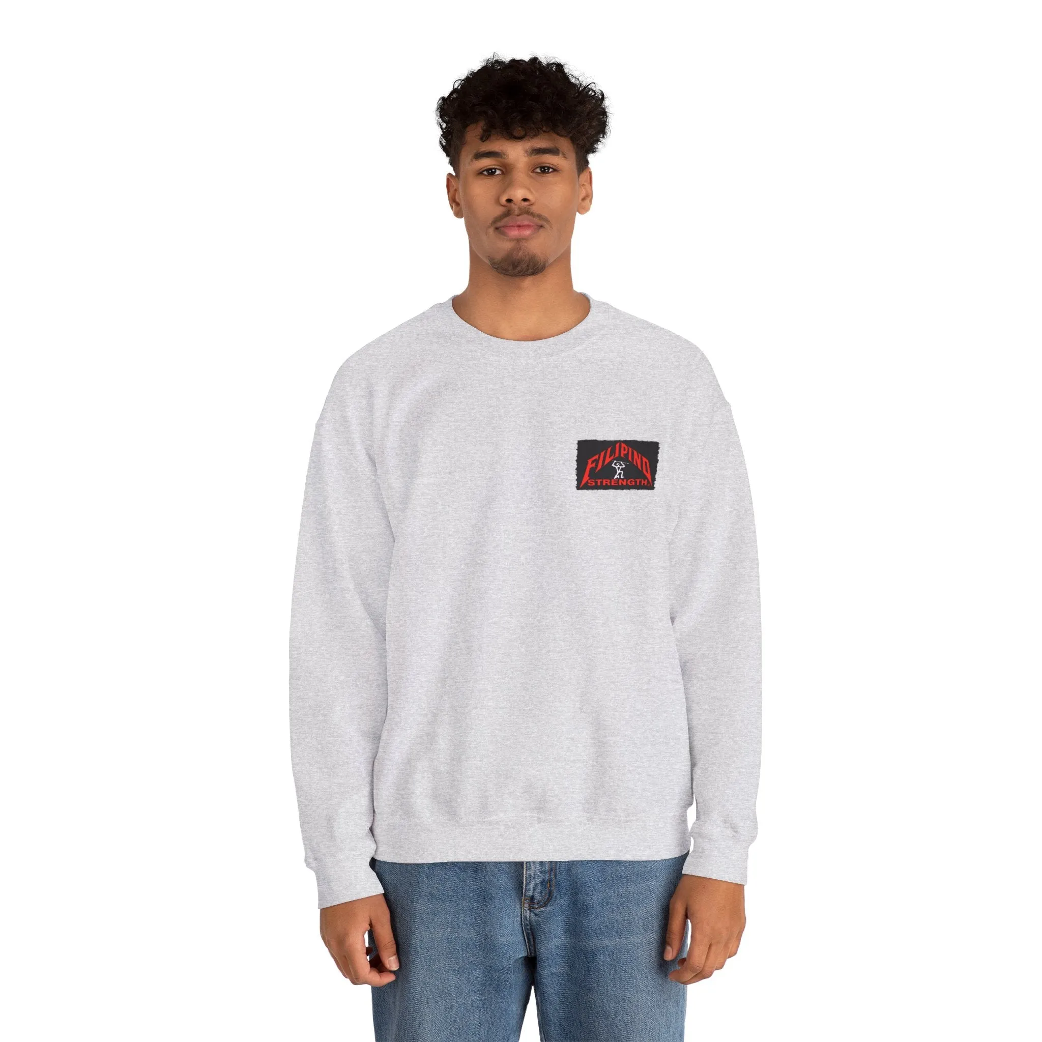 Filipino Strength Lapu Lapu Vintage Design 90s New Print Unisex Heavy Blend™ Crewneck Sweatshirt