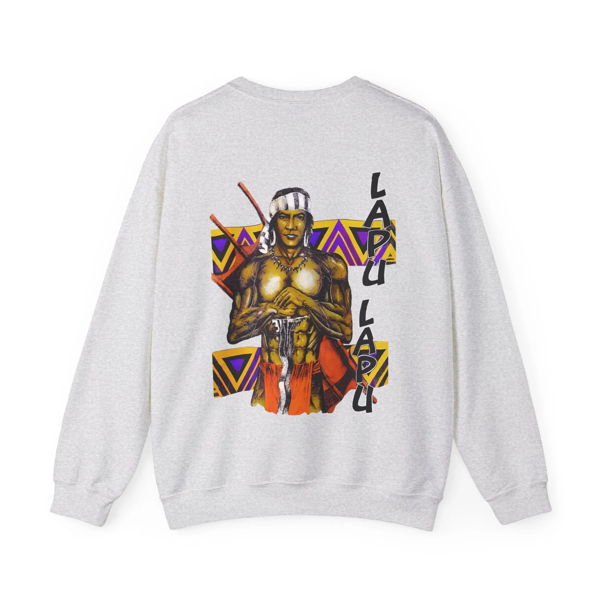 Filipino Strength Lapu Lapu Vintage Design 90s New Print Unisex Heavy Blend™ Crewneck Sweatshirt