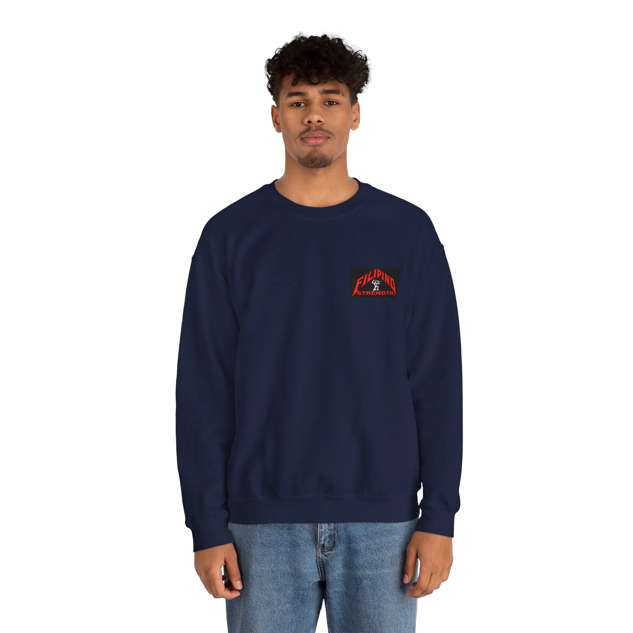 Filipino Strength Lapu Lapu Vintage Design 90s New Print Unisex Heavy Blend™ Crewneck Sweatshirt