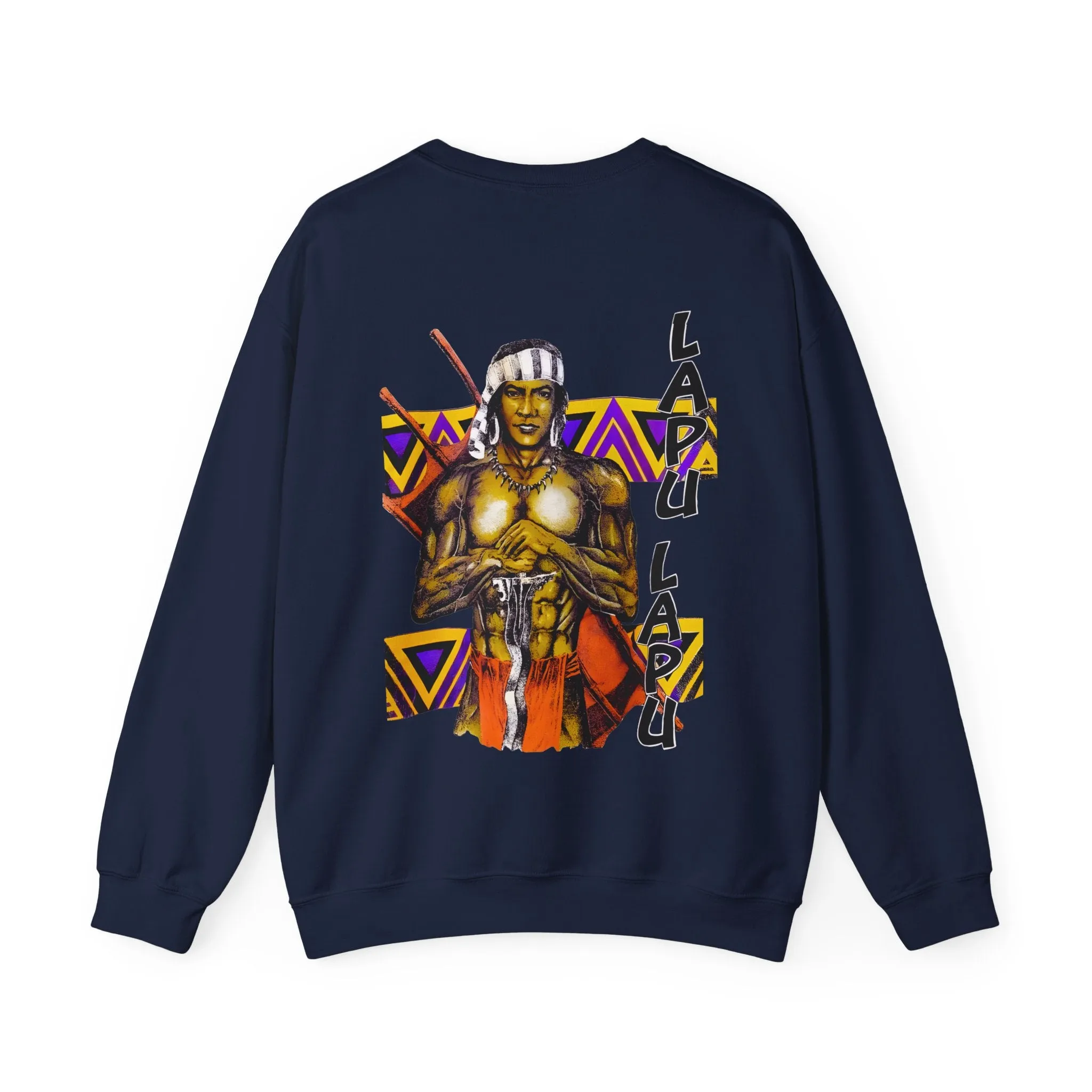 Filipino Strength Lapu Lapu Vintage Design 90s New Print Unisex Heavy Blend™ Crewneck Sweatshirt