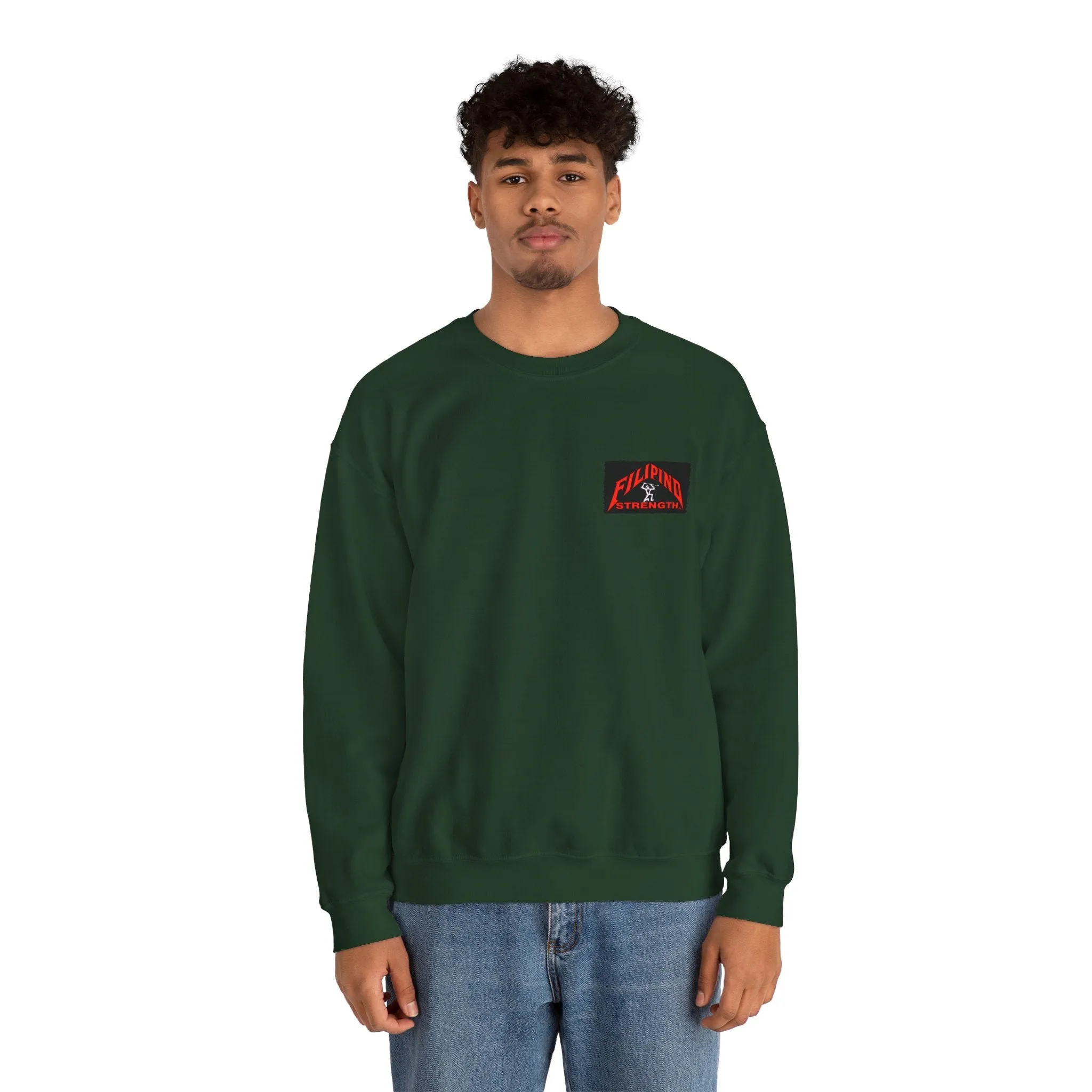 Filipino Strength Lapu Lapu Vintage Design 90s New Print Unisex Heavy Blend™ Crewneck Sweatshirt