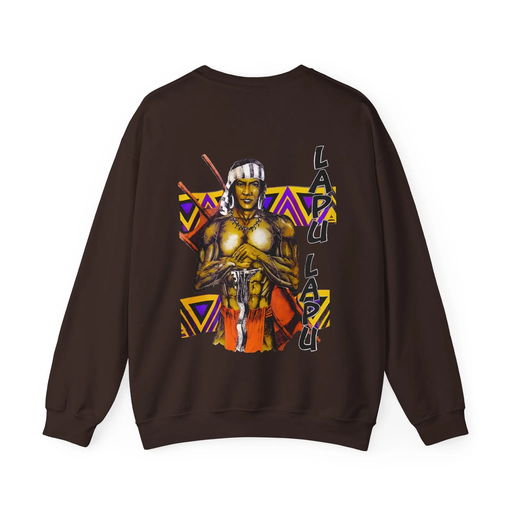 Filipino Strength Lapu Lapu Vintage Design 90s New Print Unisex Heavy Blend™ Crewneck Sweatshirt