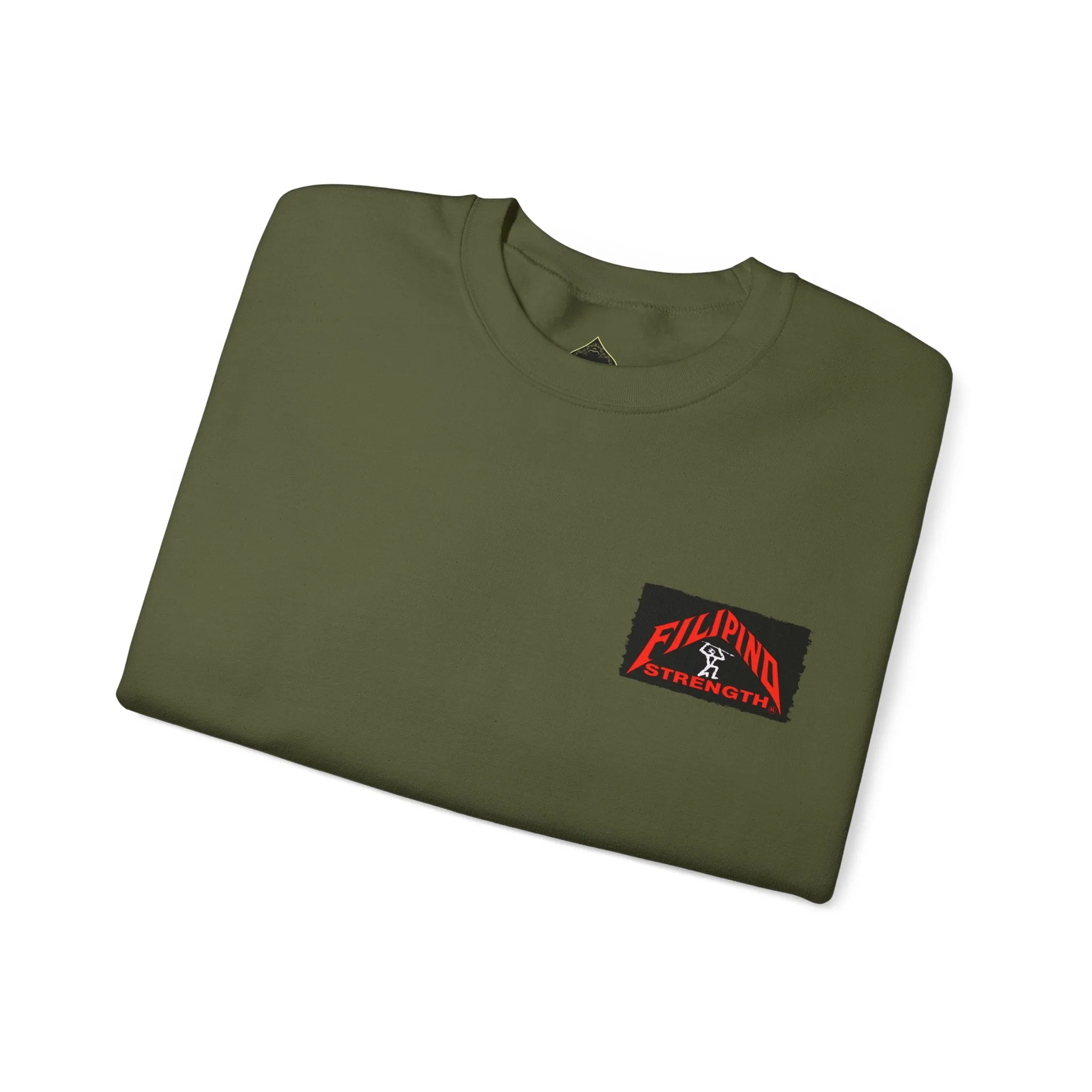 Filipino Strength Lapu Lapu Vintage Design 90s New Print Unisex Heavy Blend™ Crewneck Sweatshirt