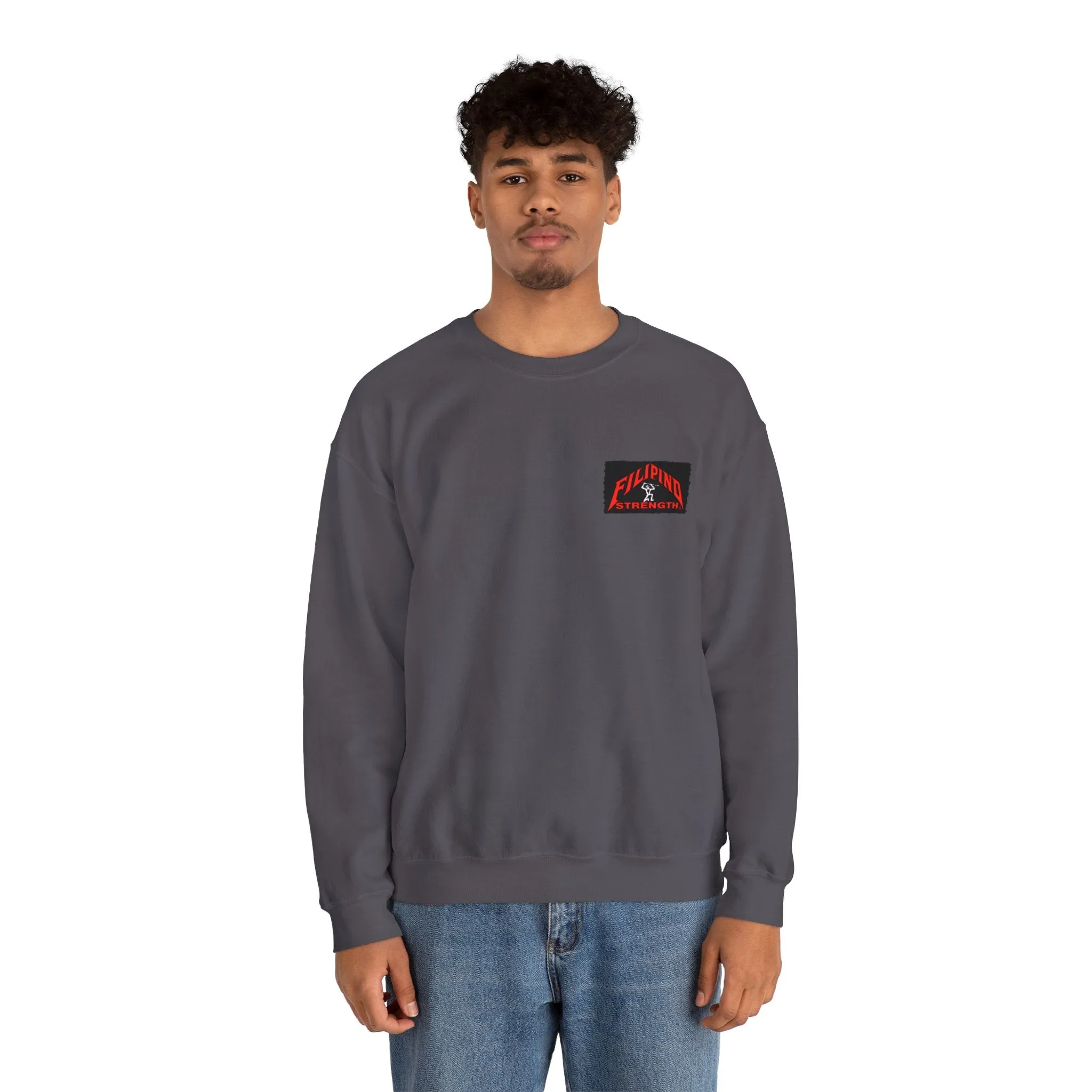 Filipino Strength Lapu Lapu Vintage Design 90s New Print Unisex Heavy Blend™ Crewneck Sweatshirt