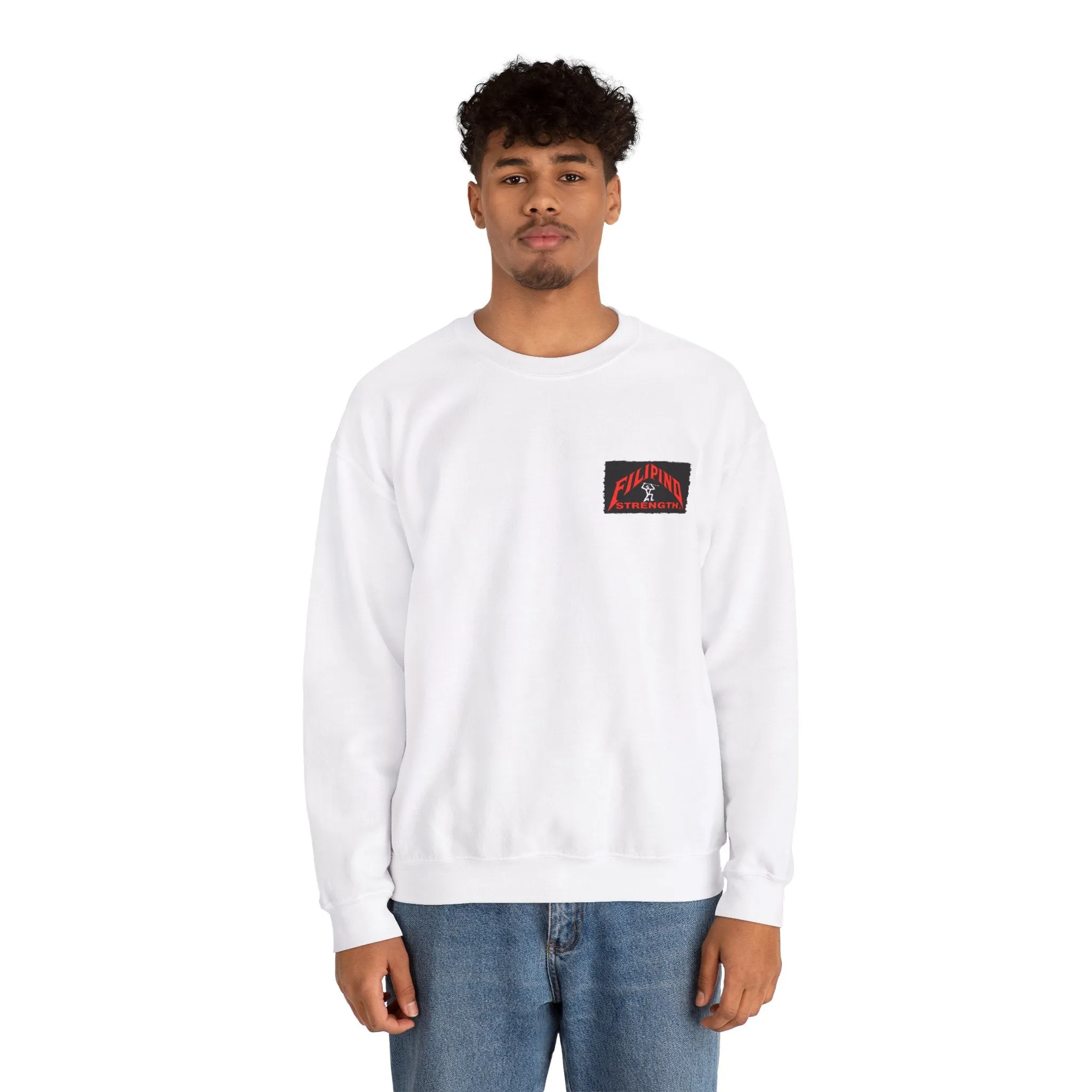 Filipino Strength Lapu Lapu Vintage Design 90s New Print Unisex Heavy Blend™ Crewneck Sweatshirt