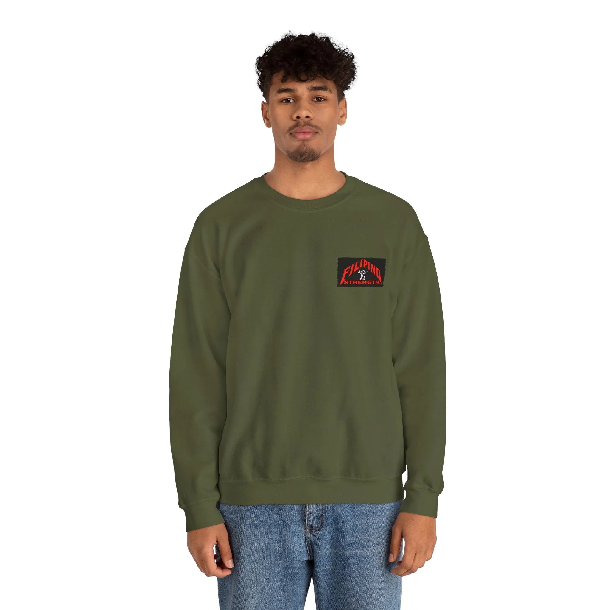 Filipino Strength Lapu Lapu Vintage Design 90s New Print Unisex Heavy Blend™ Crewneck Sweatshirt