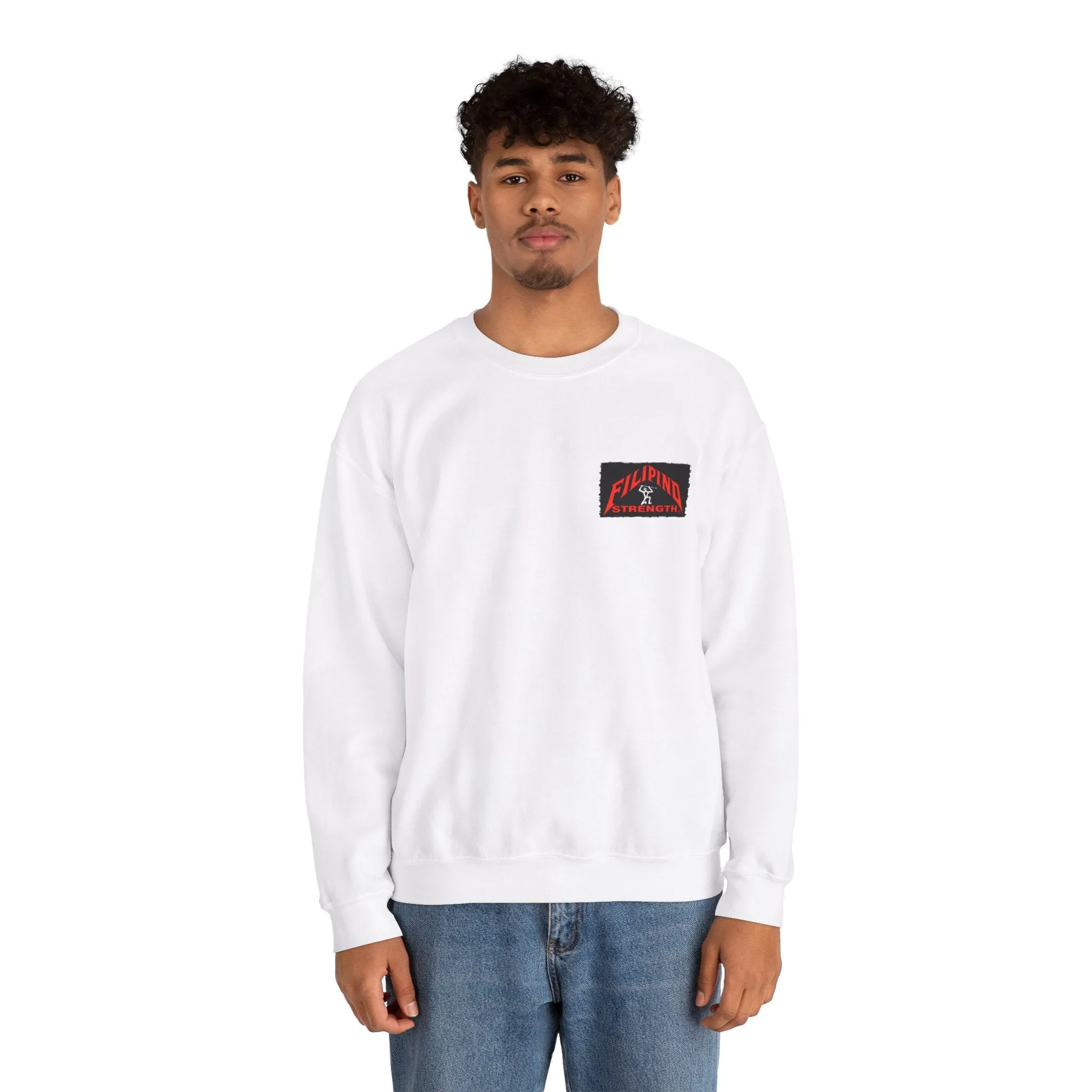 Filipino Strength Pinoy Spirit Vintage Design 90s New Print Unisex Heavy Blend™ Crewneck Sweatshirt