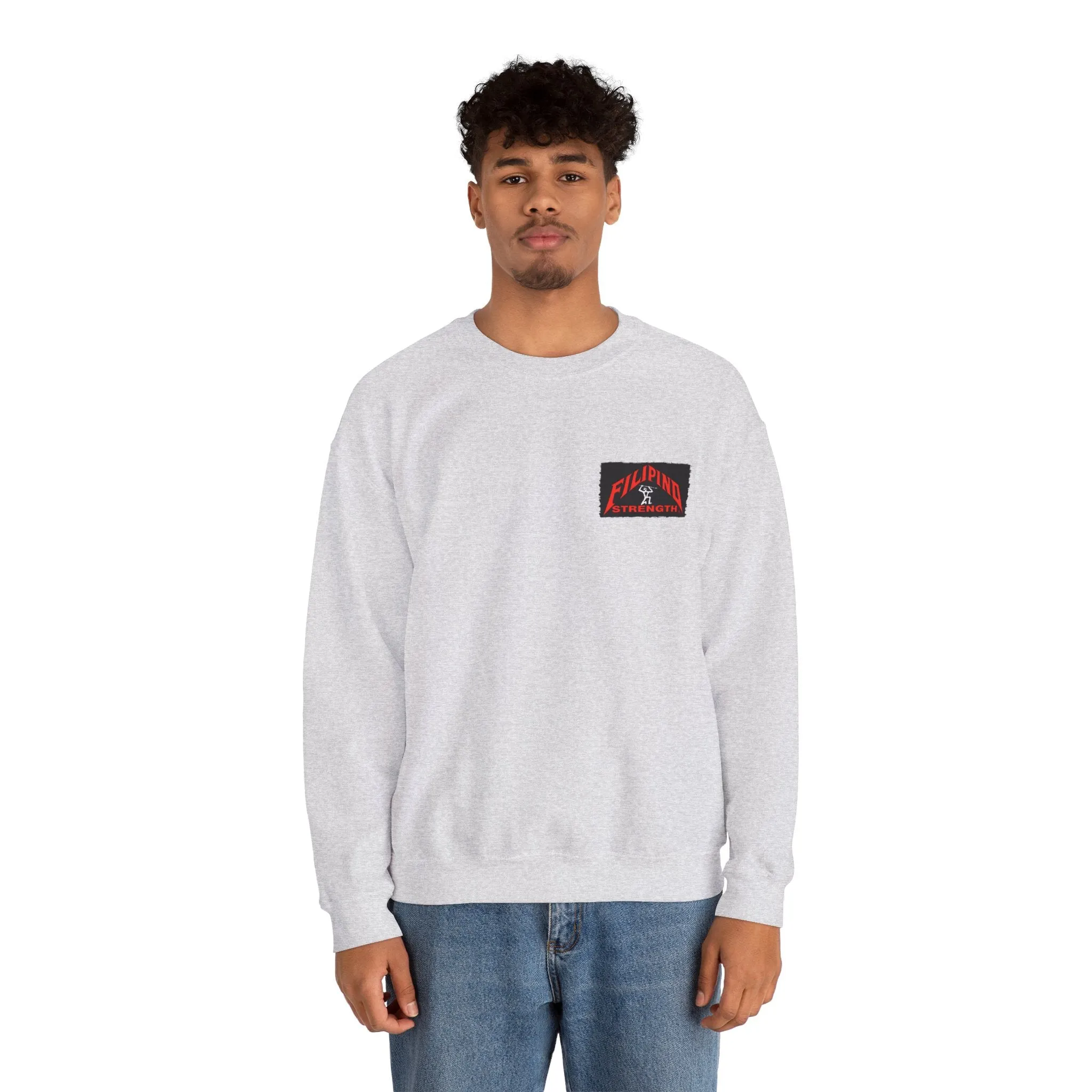 Filipino Strength Pinoy Spirit Vintage Design 90s New Print Unisex Heavy Blend™ Crewneck Sweatshirt