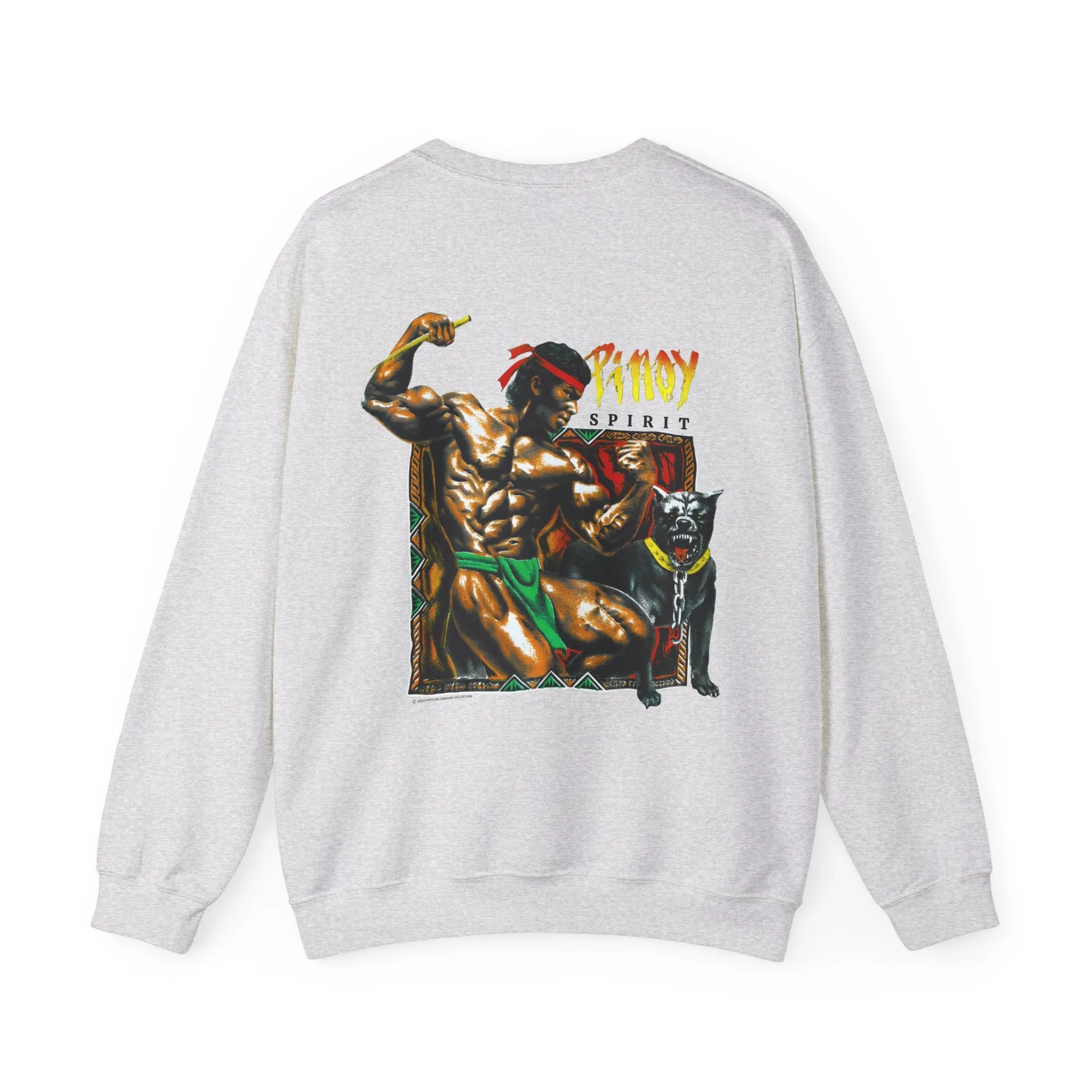 Filipino Strength Pinoy Spirit Vintage Design 90s New Print Unisex Heavy Blend™ Crewneck Sweatshirt