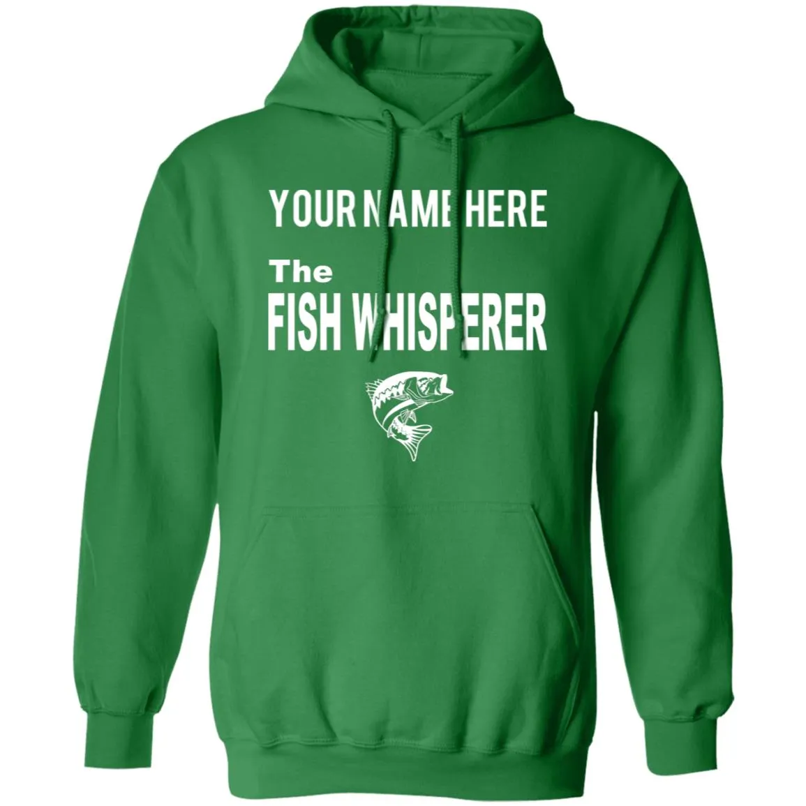 Fish Whisperer Personalized w Hoodie