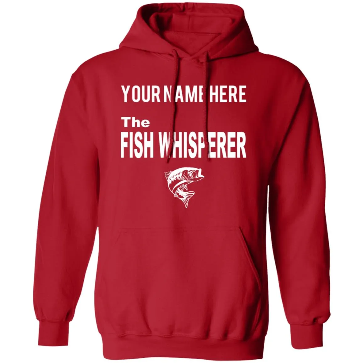 Fish Whisperer Personalized w Hoodie
