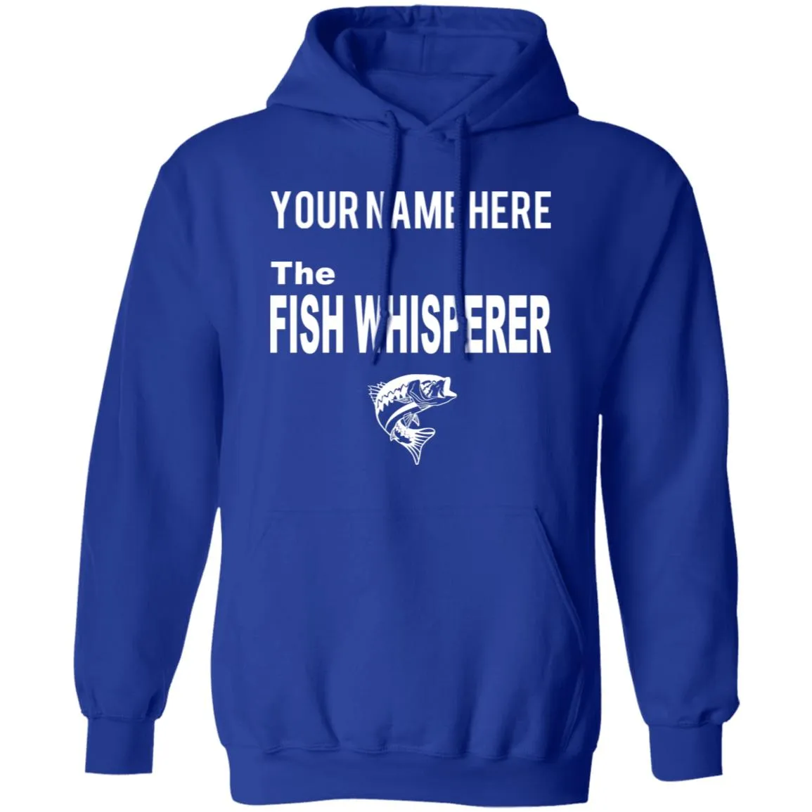 Fish Whisperer Personalized w Hoodie