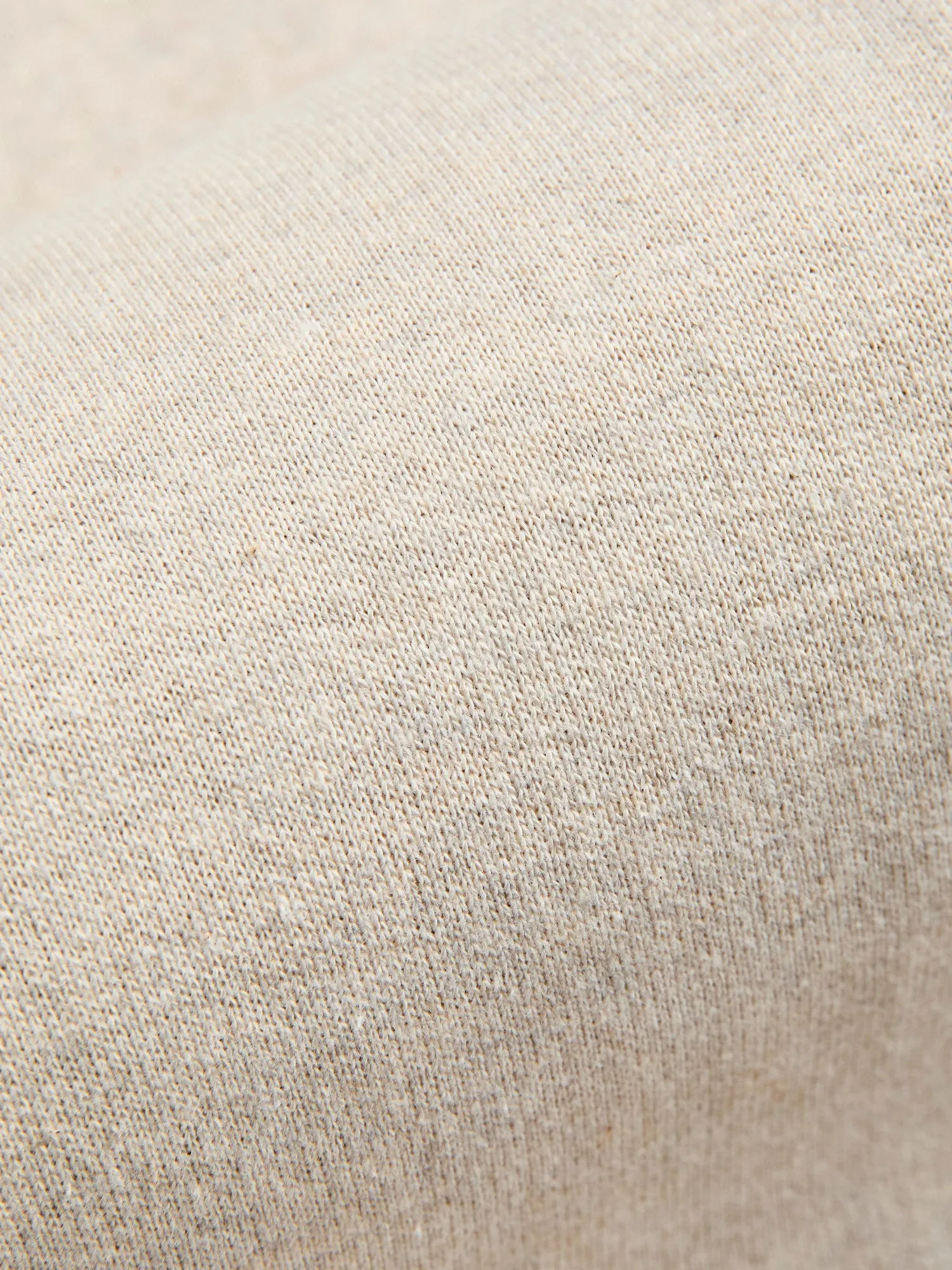 Fleeced FoxFibre® Zip Hoodie in Oatmeal