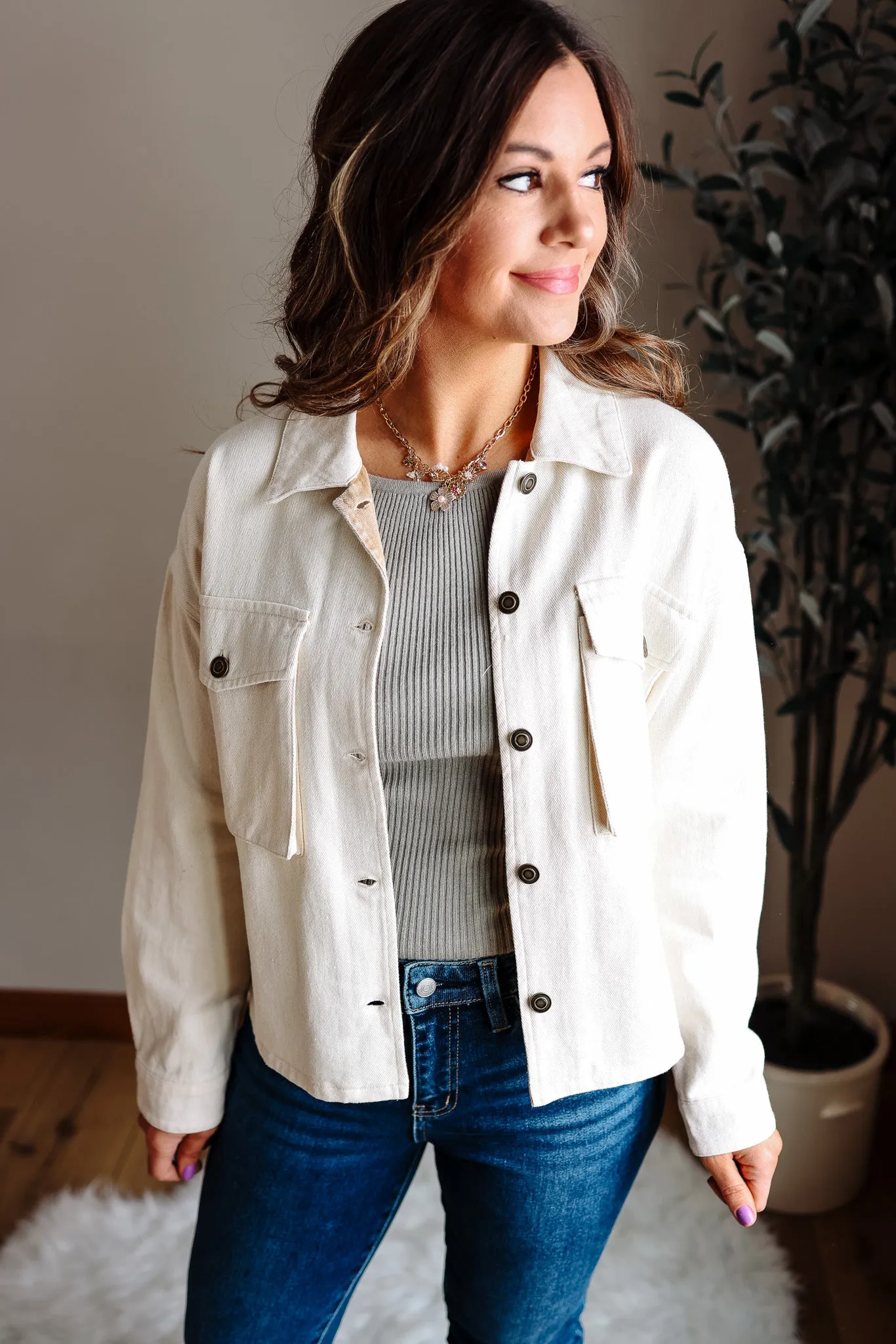 Fletcher Snow Wash Jacket - Oatmeal