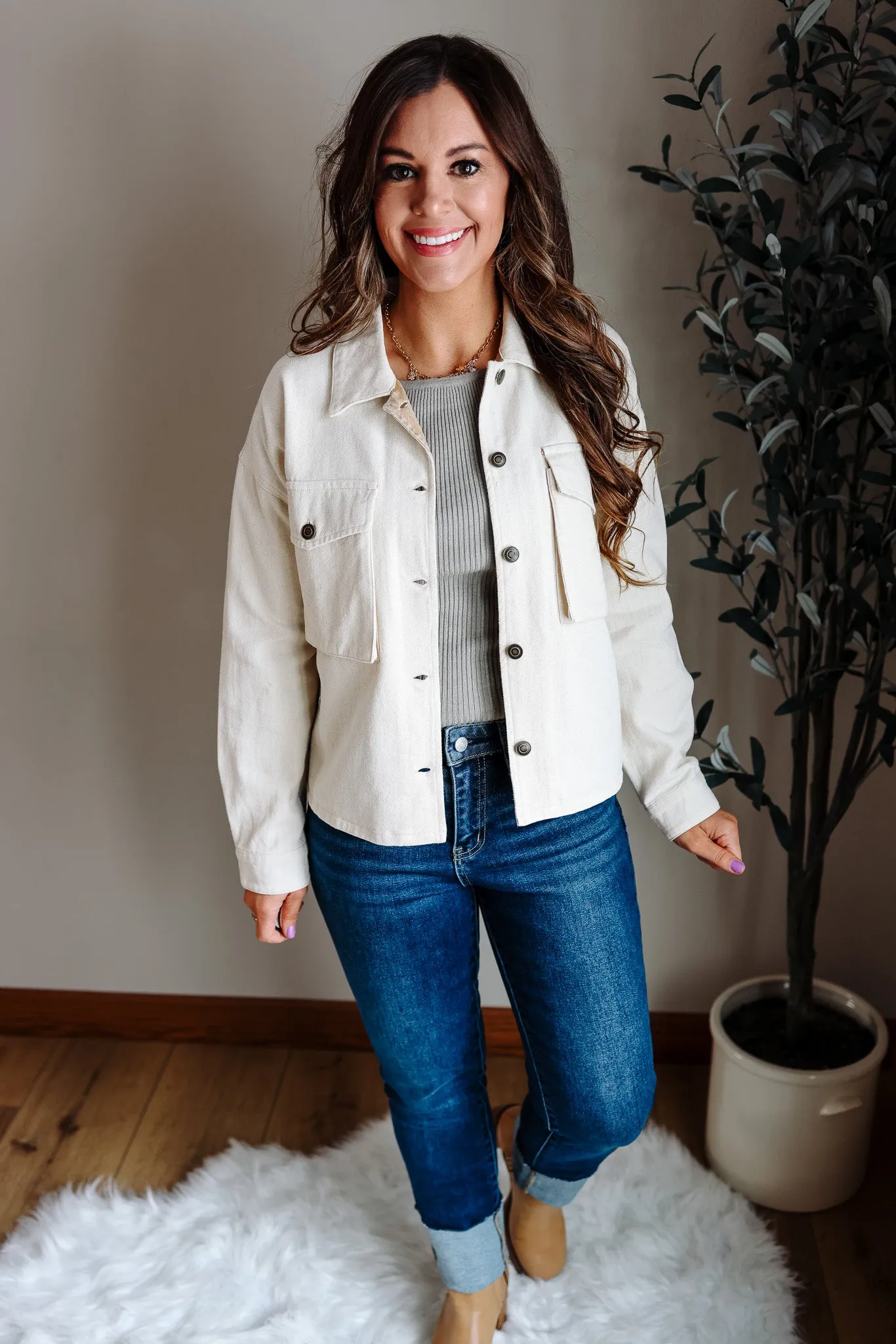 Fletcher Snow Wash Jacket - Oatmeal