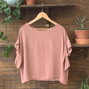 Flutter Crop Top