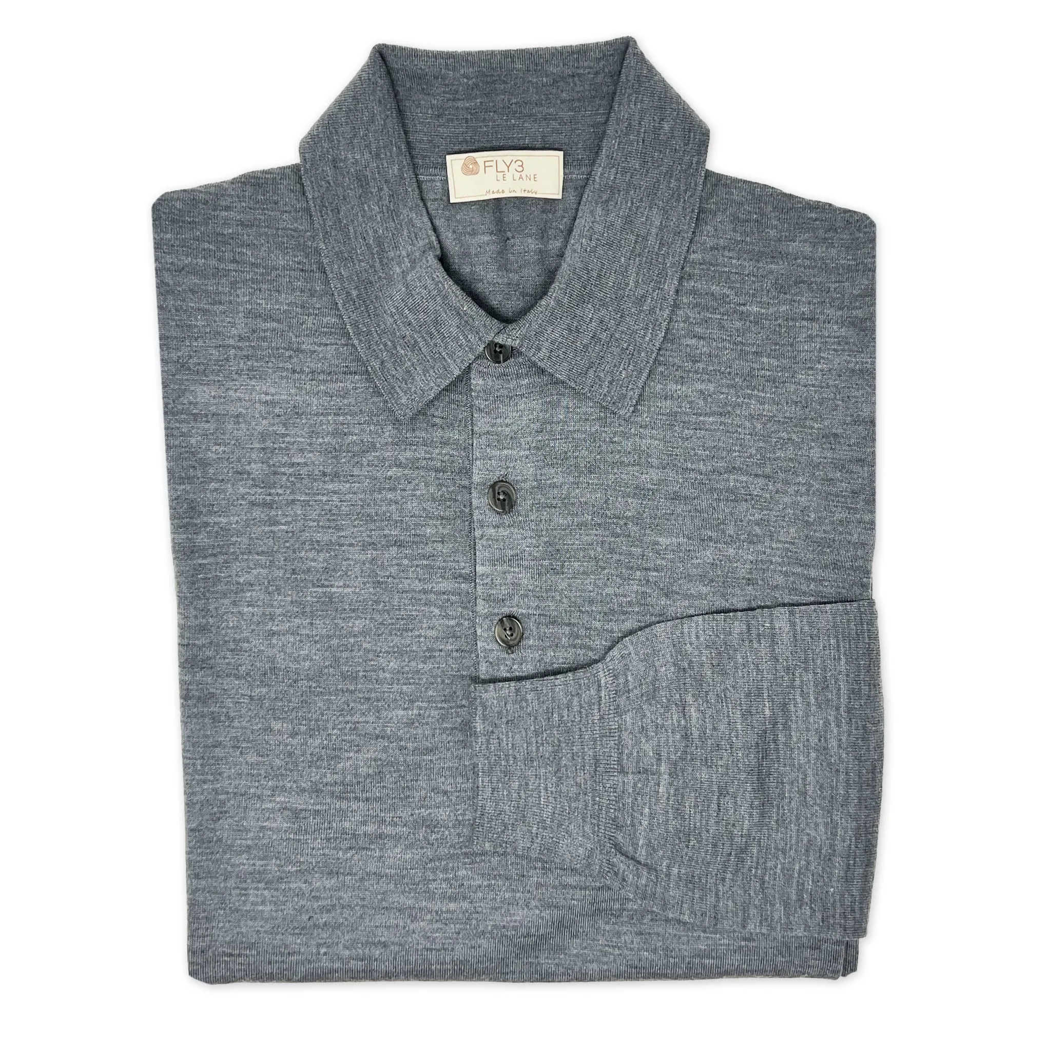FLY 3 Linen Long Sleeve Polo