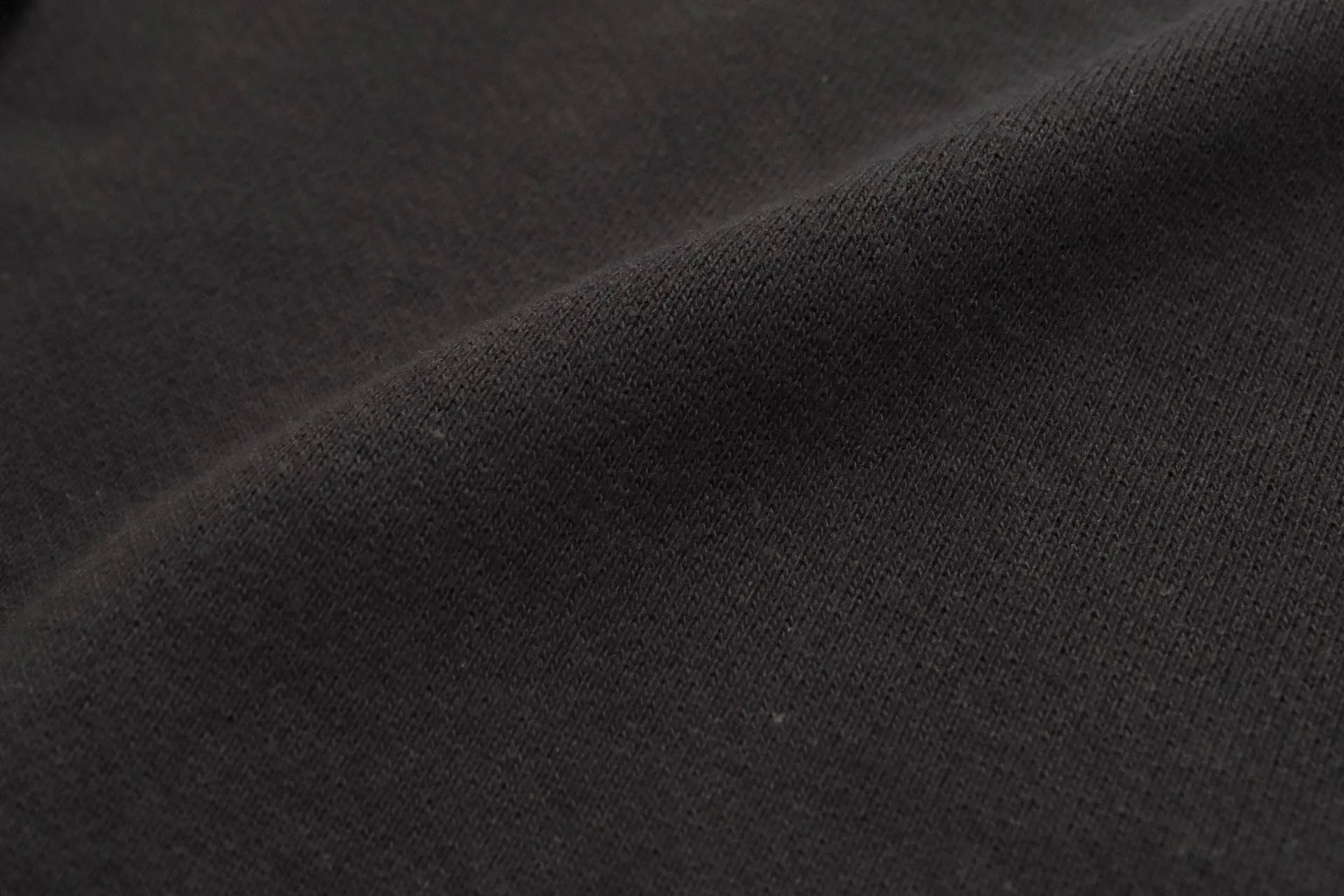 Freewheelers 11oz Set-In Sleeve Loopwheeled "Pocket Sweatshirt" (Soot Black X Charcoal Black)