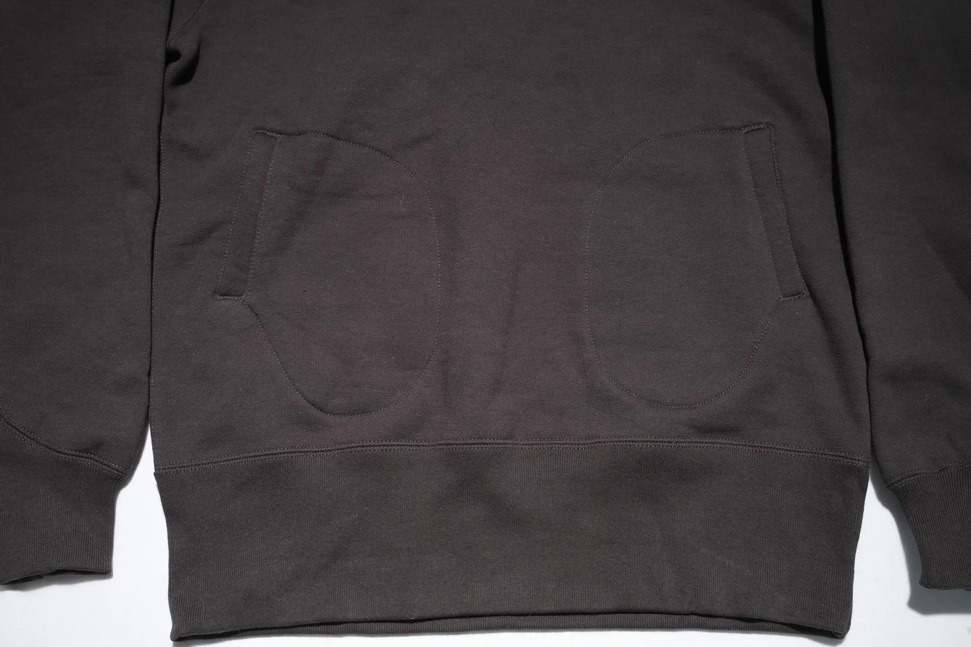 Freewheelers 12oz "Turtle Neck" Loopwheeled Sweatshirt (Jet Black)