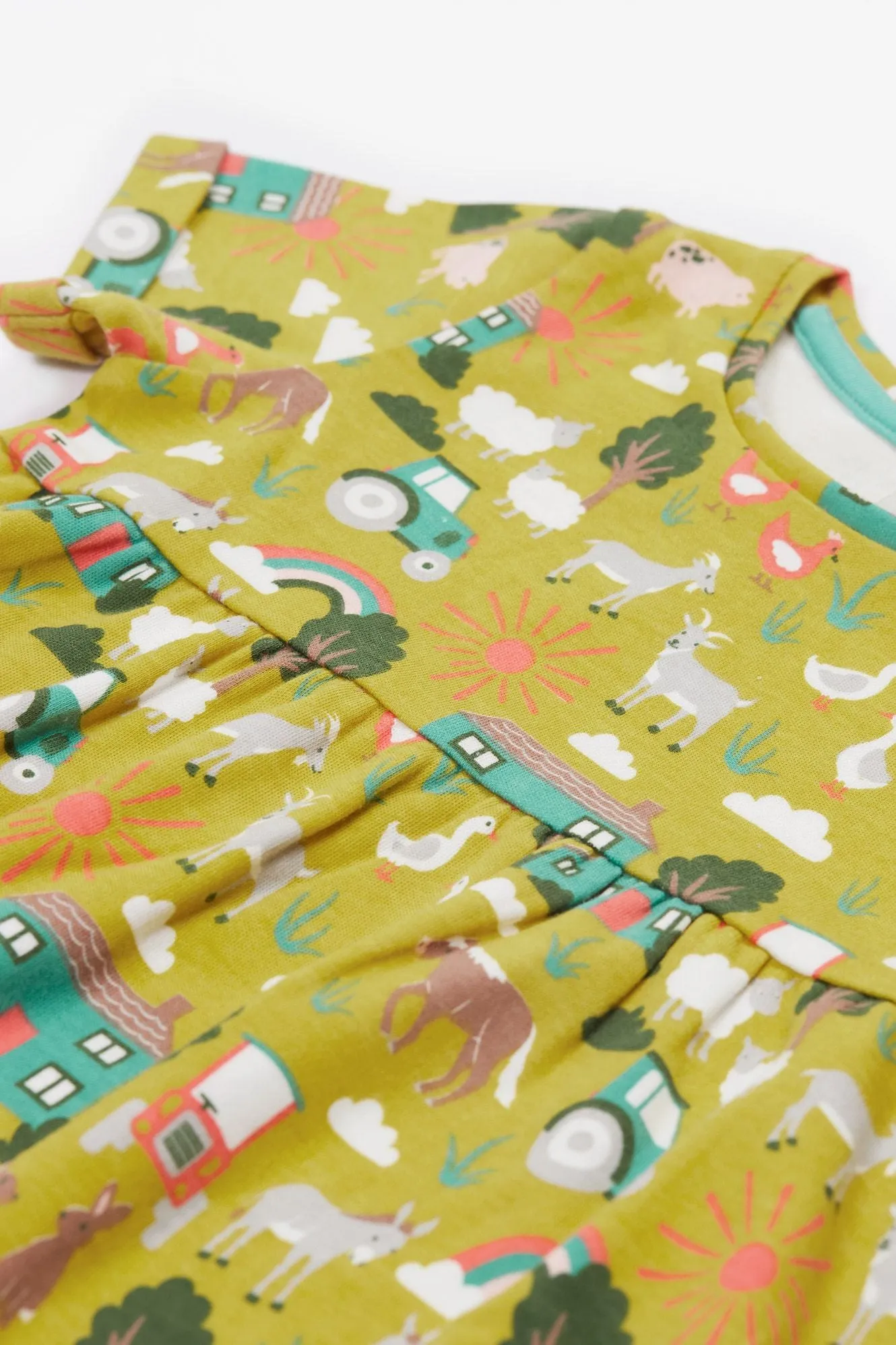 Frugi Infant Tallie Dress 500195S5xxcv Farm Life