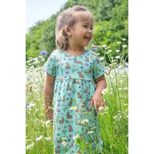 Frugi Taille Dress Om9ge Rabbits