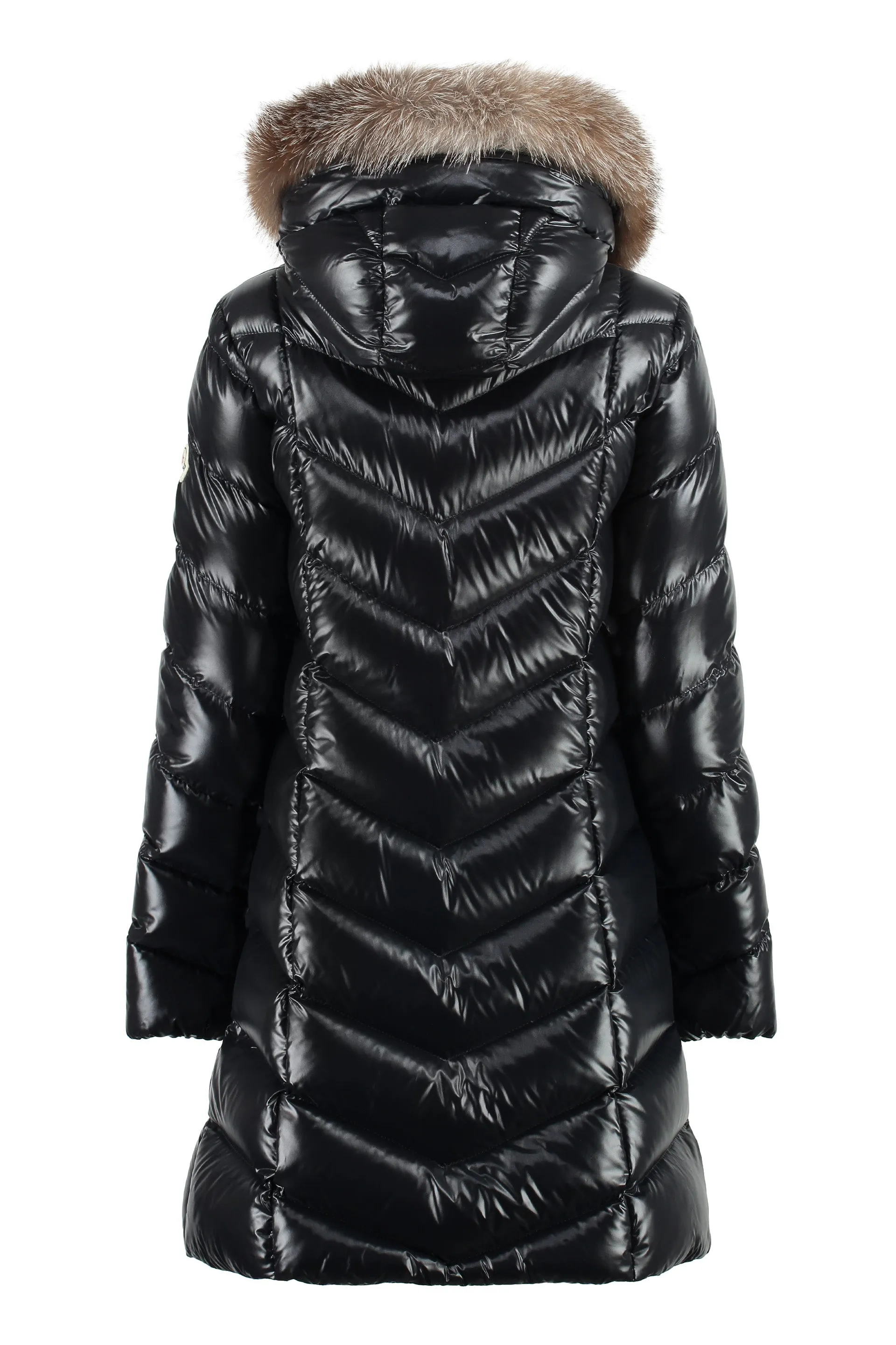 Fulmarus hooded techno fabric down jacket