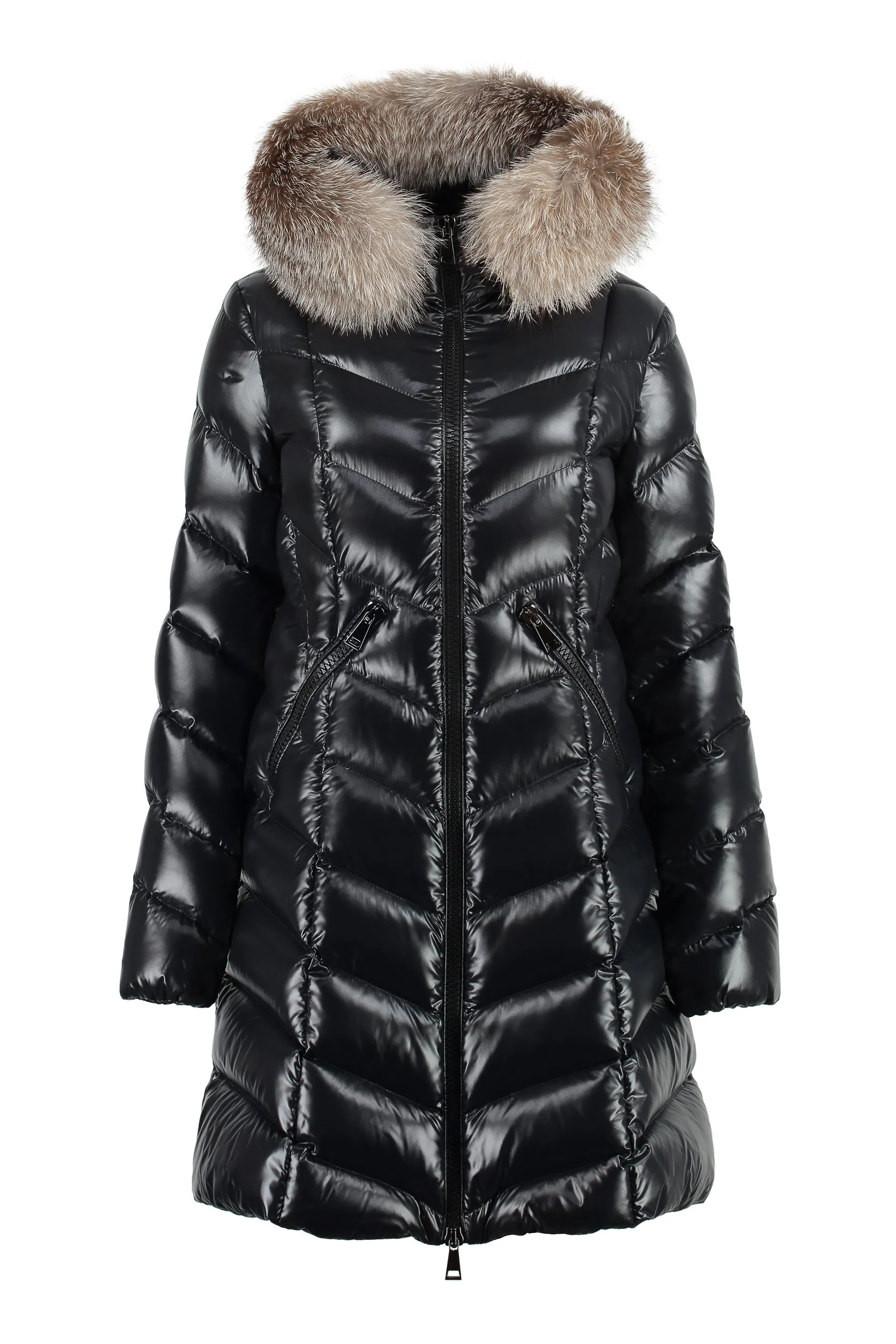 Fulmarus hooded techno fabric down jacket