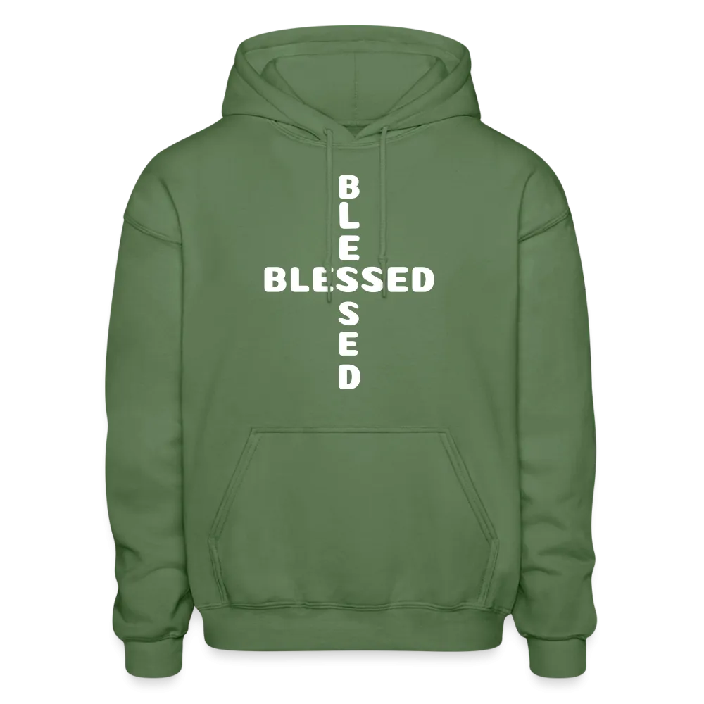 Gildan Heavy Blend Adult Hoodie that states I am Blessed
