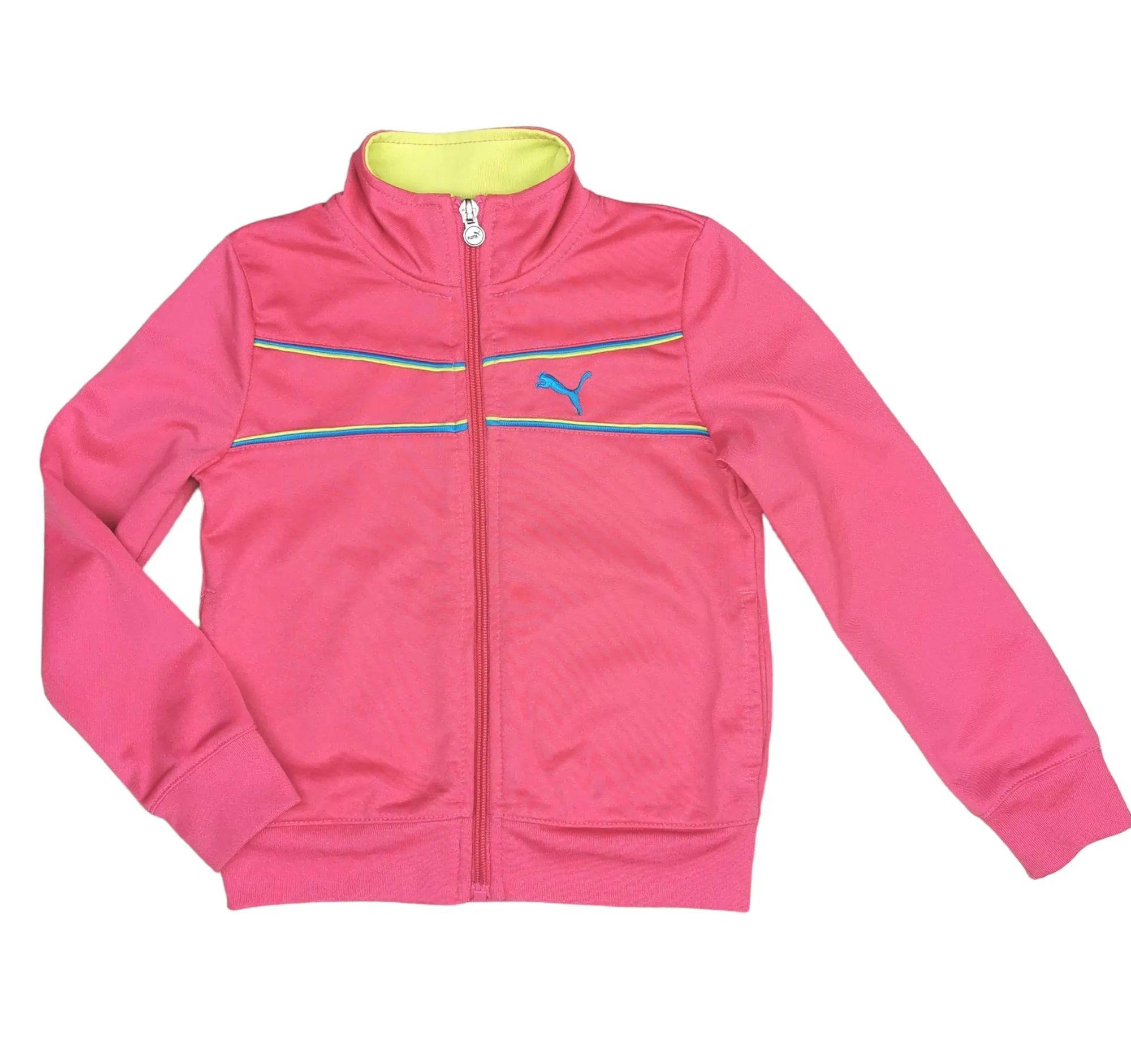 GIRL SIZE 5 YEARS - PUMA, Zippered Athletic Jacket EUC B36