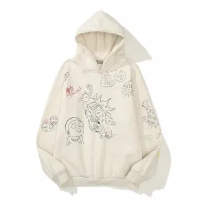 Graffiti Fleece Hoodie