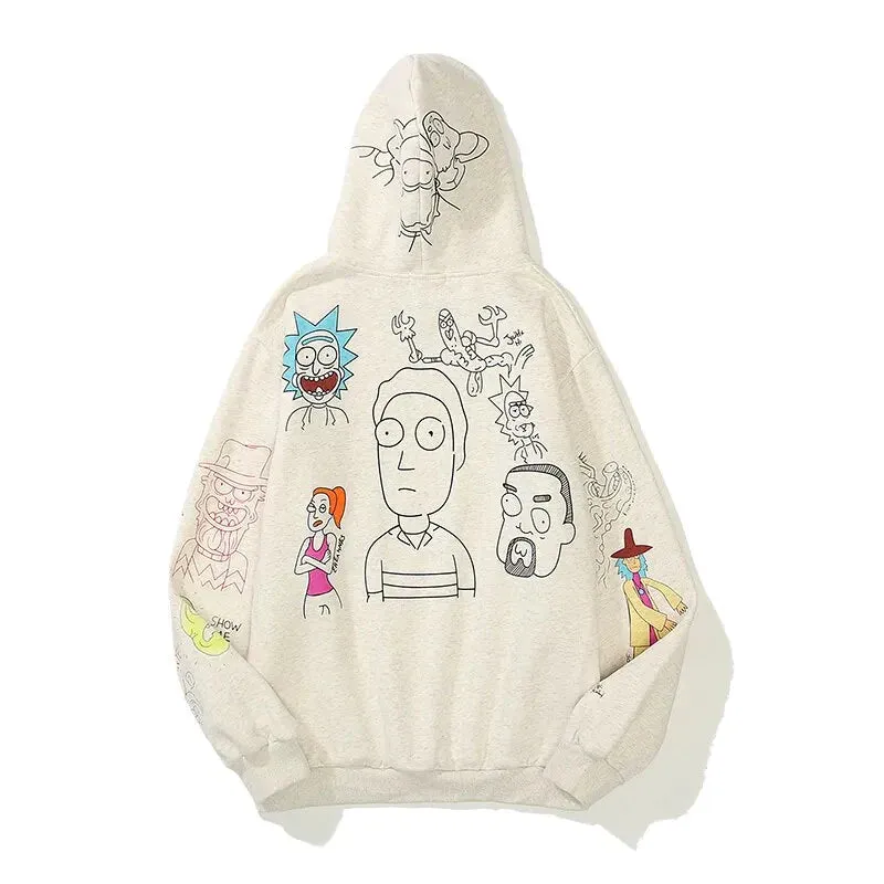 Graffiti Fleece Hoodie