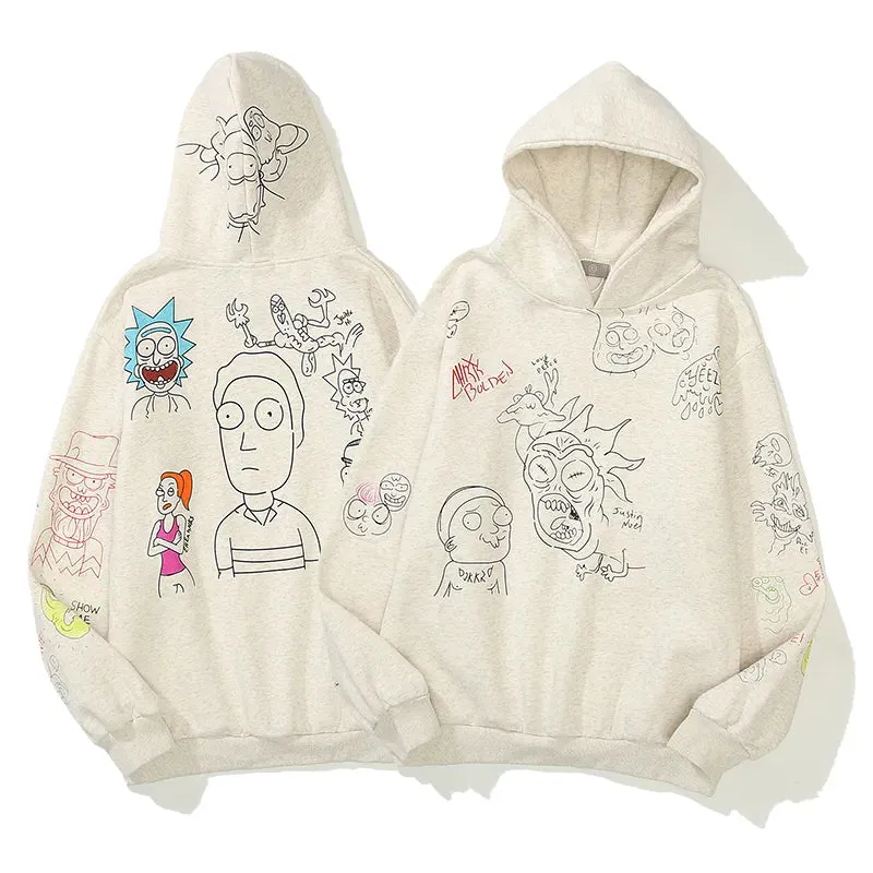 Graffiti Fleece Hoodie