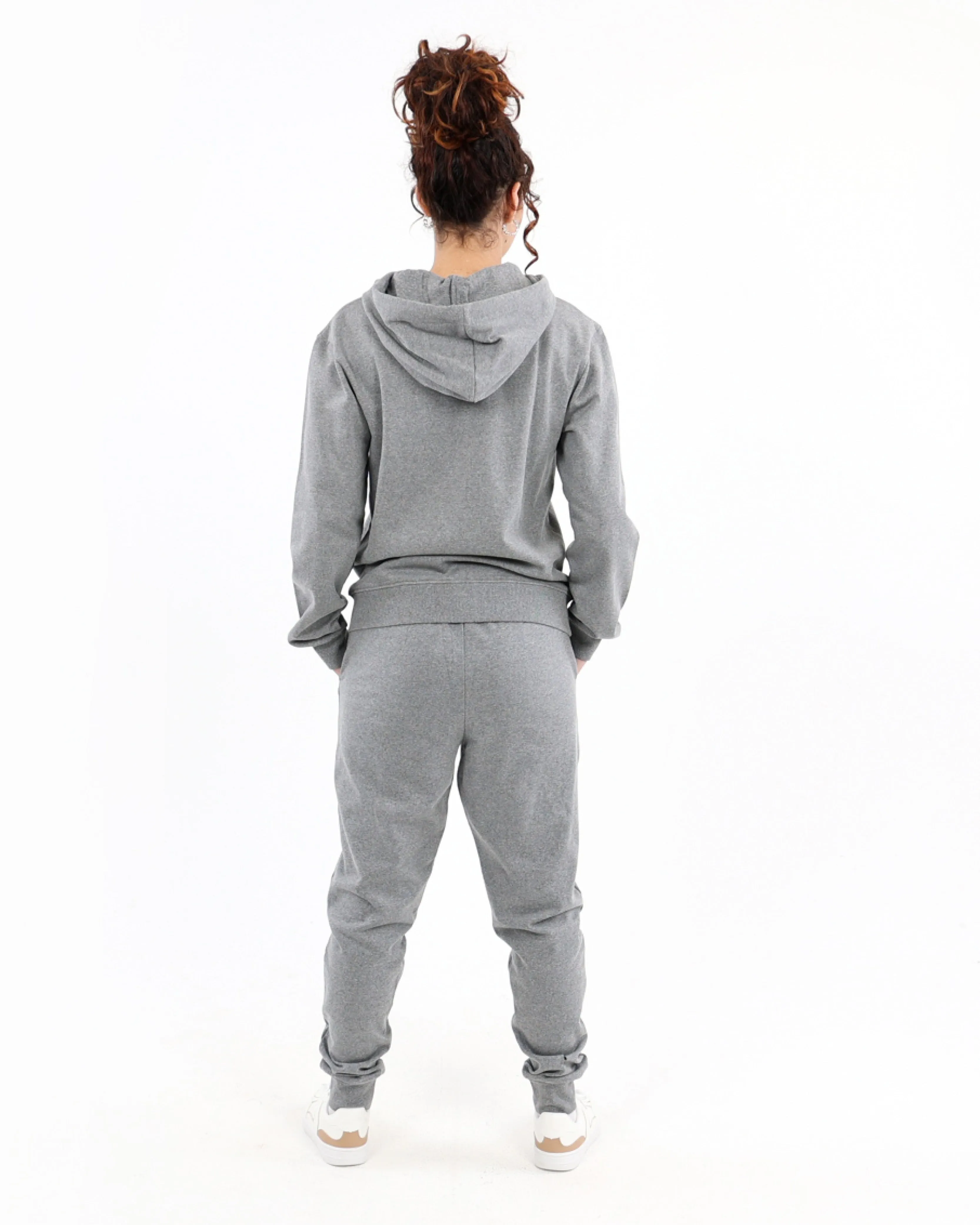 Grey Zip-Up Hoodie