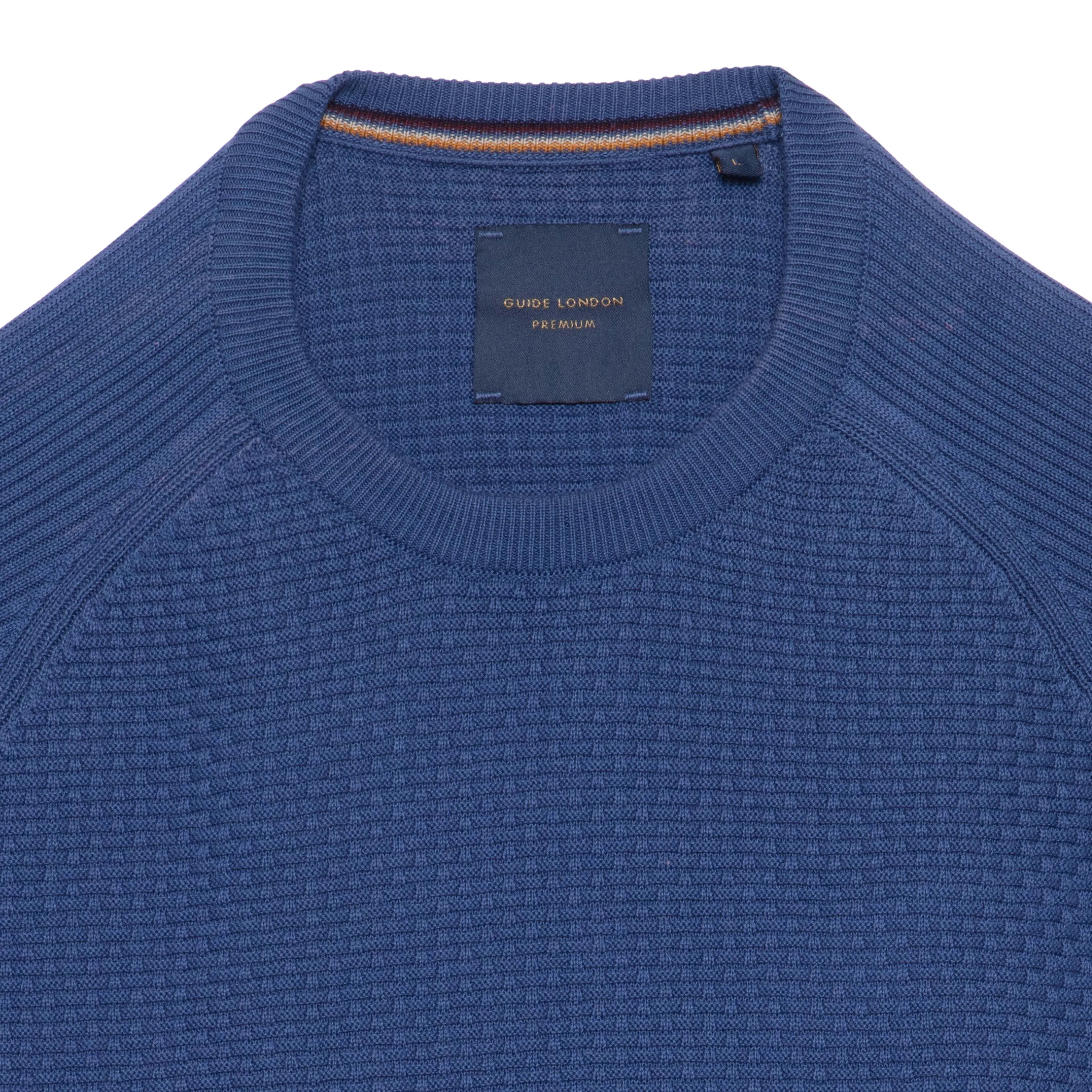 Guide London KW2899 Sweatshirt Denim Blue