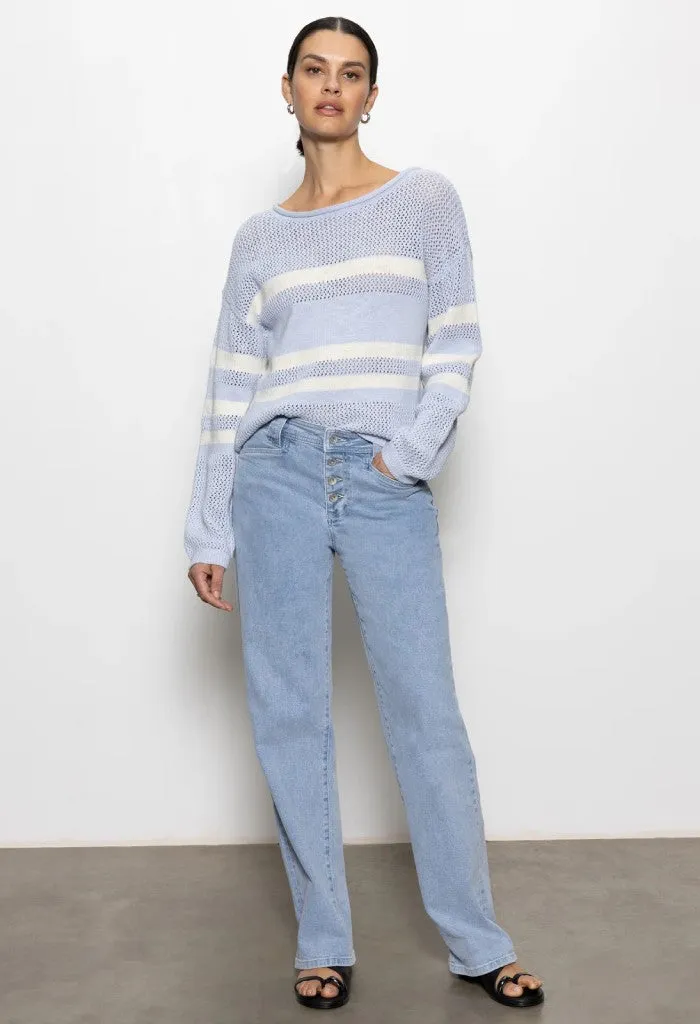 Hamptons Sweater-Sky Blue