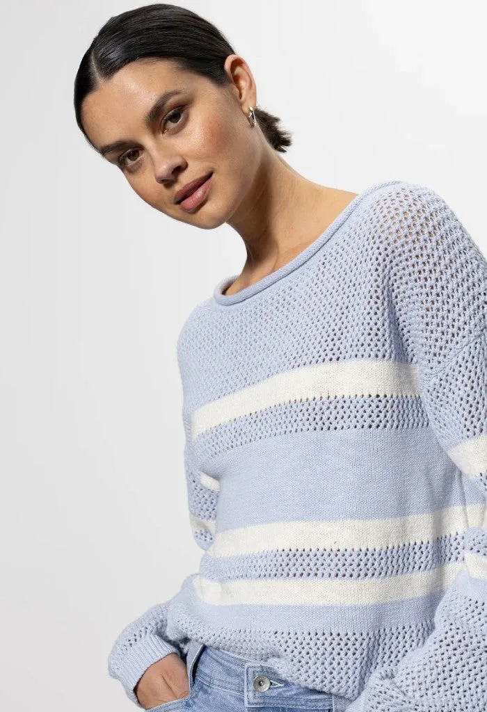 Hamptons Sweater-Sky Blue