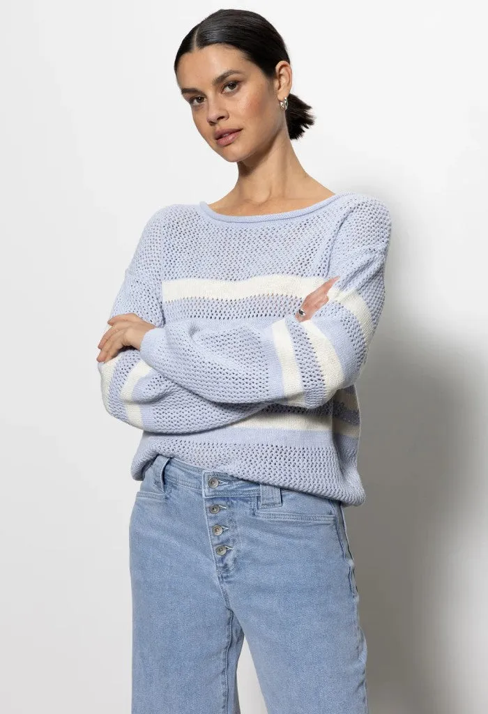 Hamptons Sweater-Sky Blue