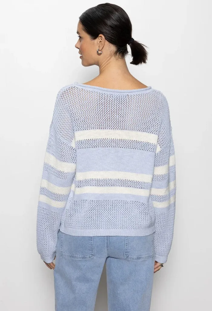 Hamptons Sweater-Sky Blue