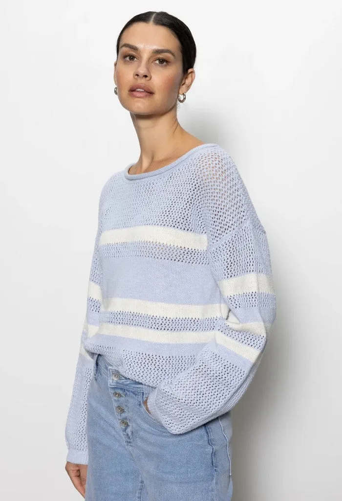 Hamptons Sweater-Sky Blue